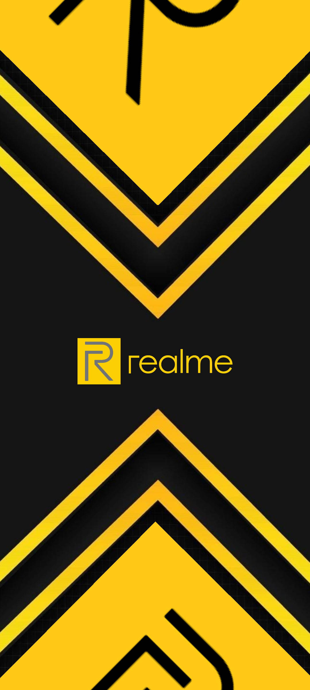 Realme Logosu İki Nokta Duvar Kağıdı