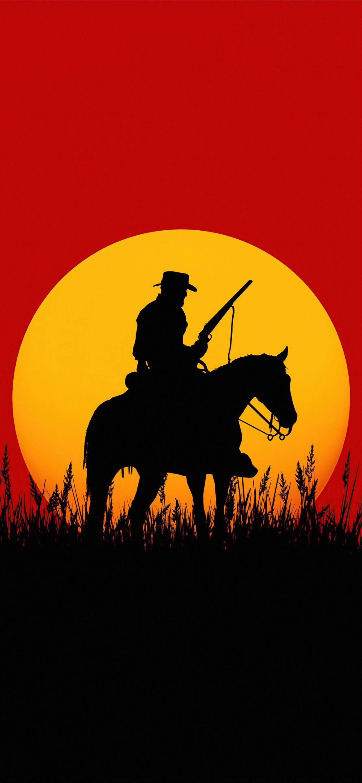 Red Dead Redemption Güneş Sanatı Duvar Kağıdı
