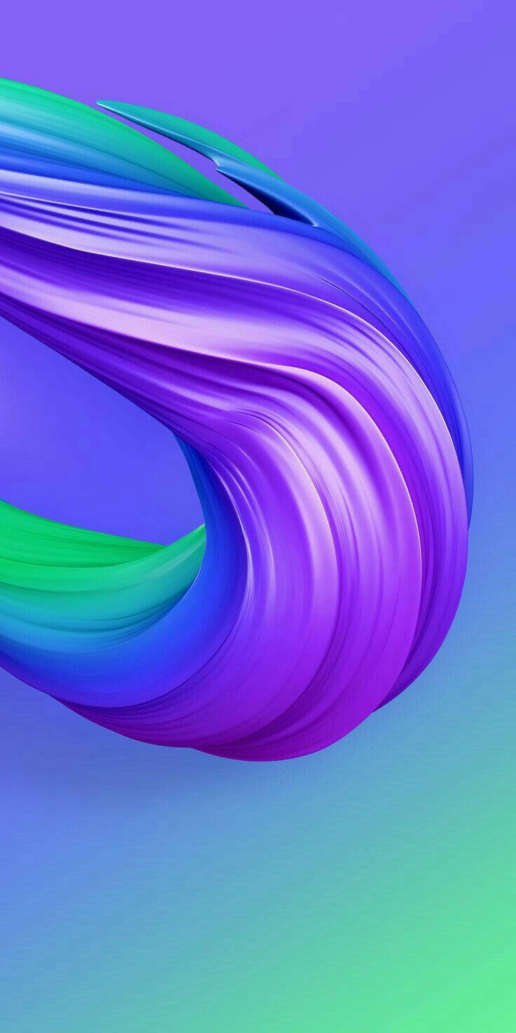 Redmi 9 Mor Yeşil Örgü Duvar Kağıdı