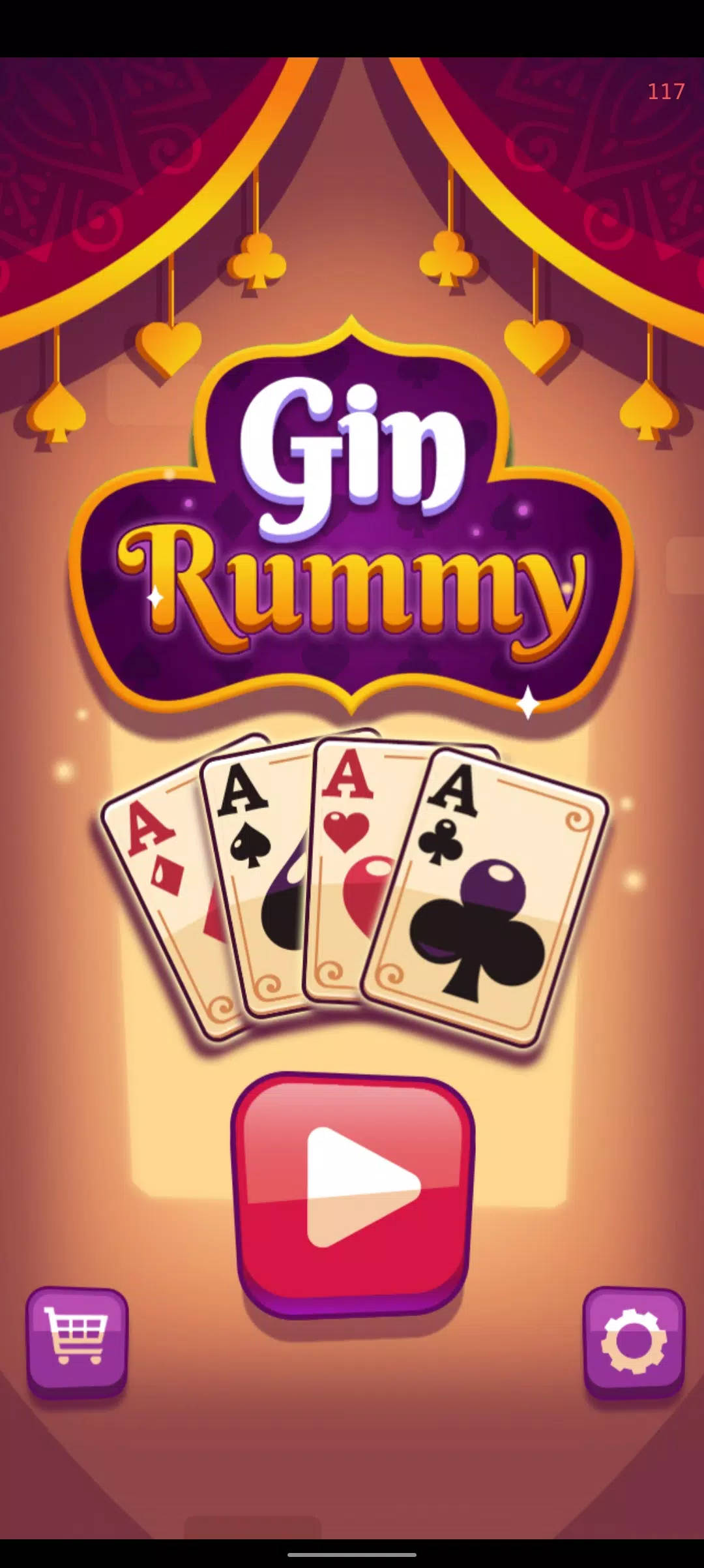 Rekabetçi Bir Gin Rummy Oyunu Duvar Kağıdı
