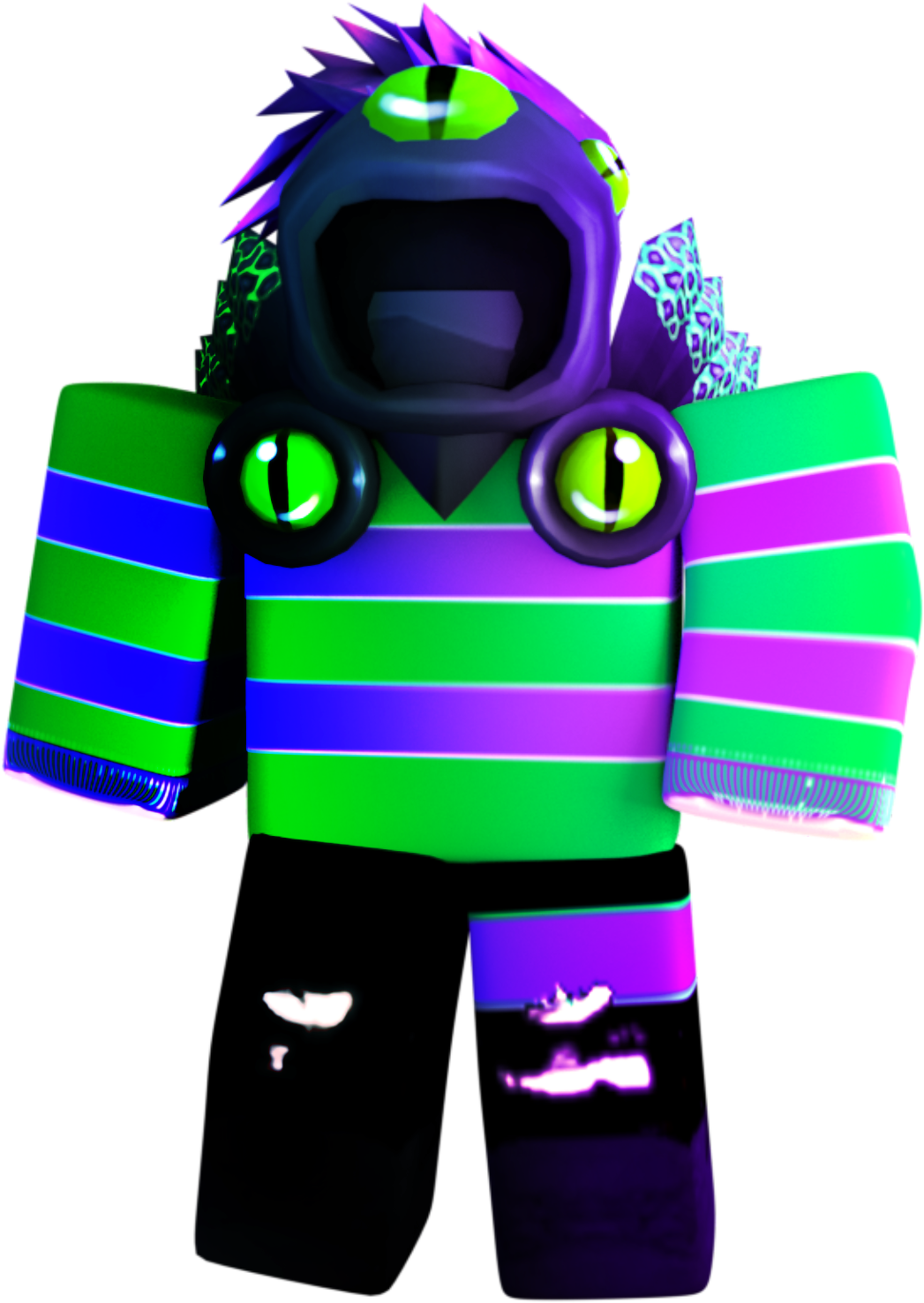 Renkli Roblox Karakter Render.PNG Duvar Kağıdı