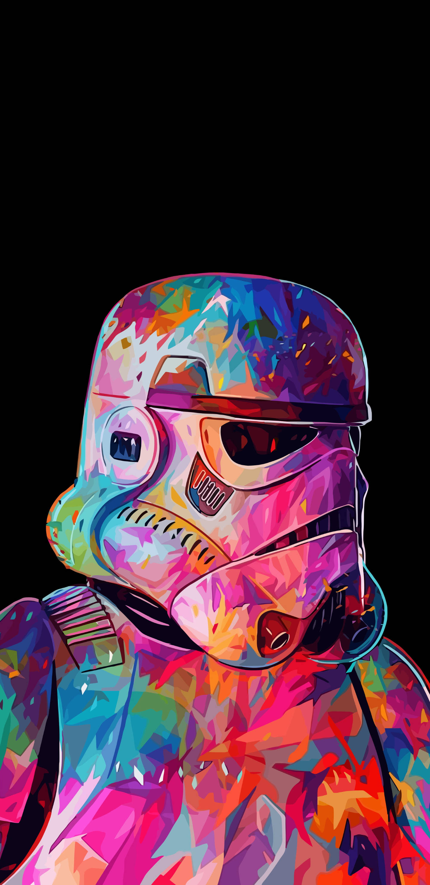 Renkli Stormtrooper 2K Amoled Duvar Kağıdı