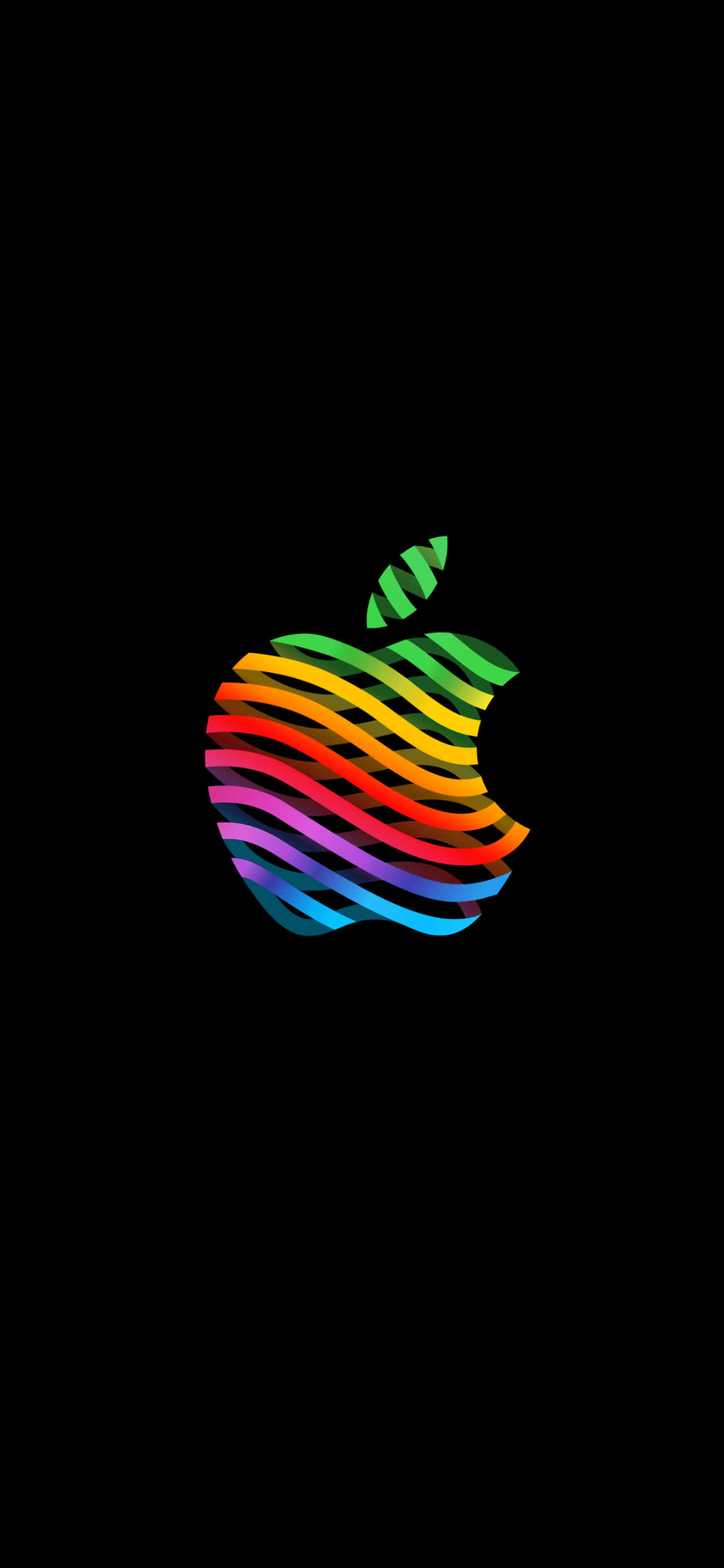 Retro Apple Logosu Duvar Kağıdı