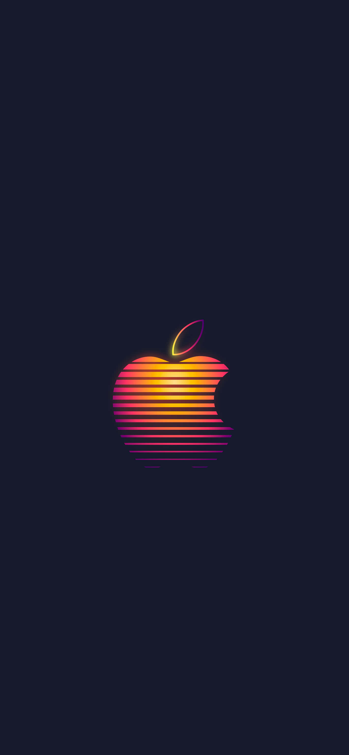 Retro Apple Logosu Duvar Kağıdı