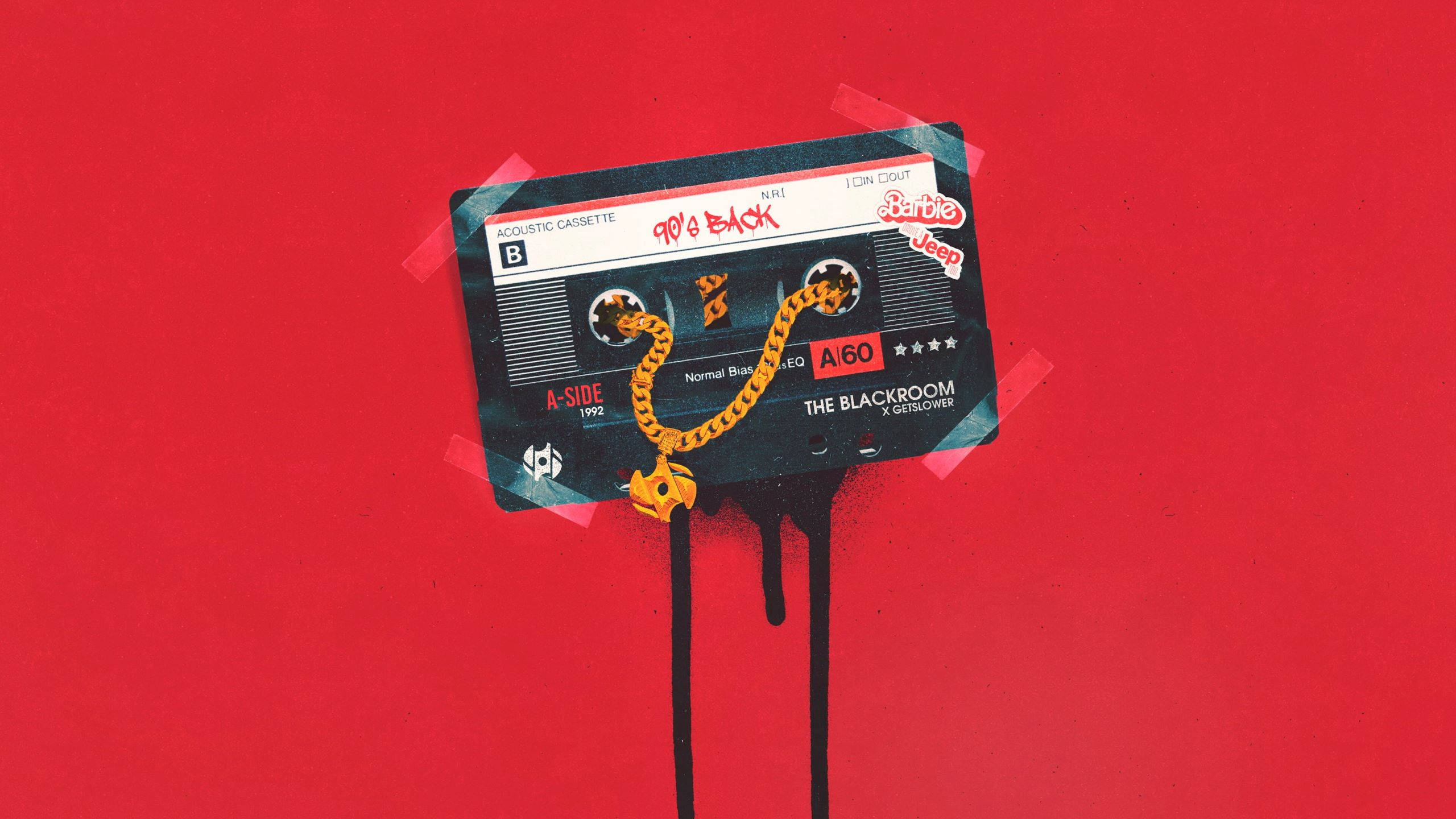 Retro Estetik Kaset Duvar Kağıdı