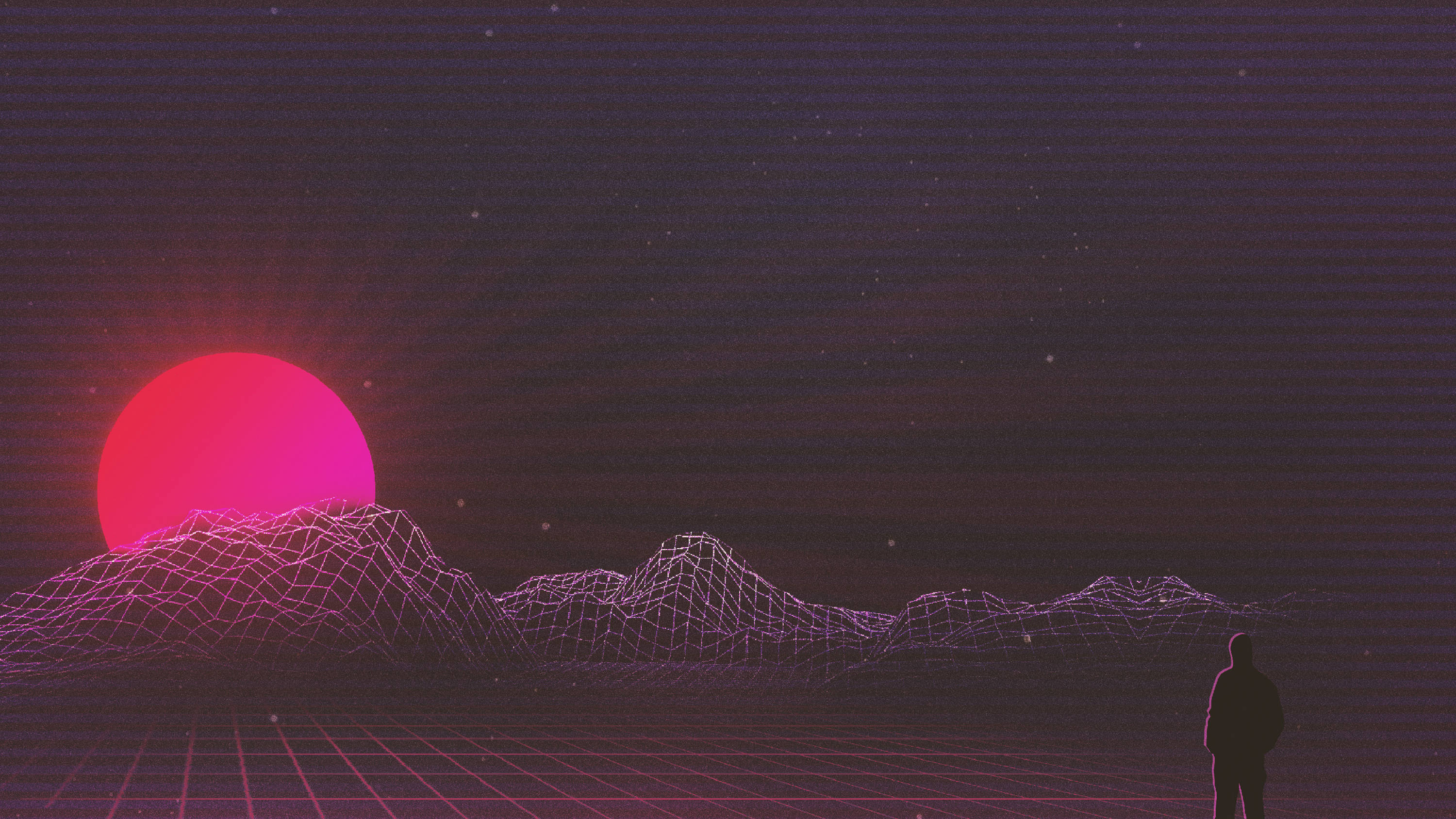 Retro Japon Dalga Sanatı Duvar Kağıdı