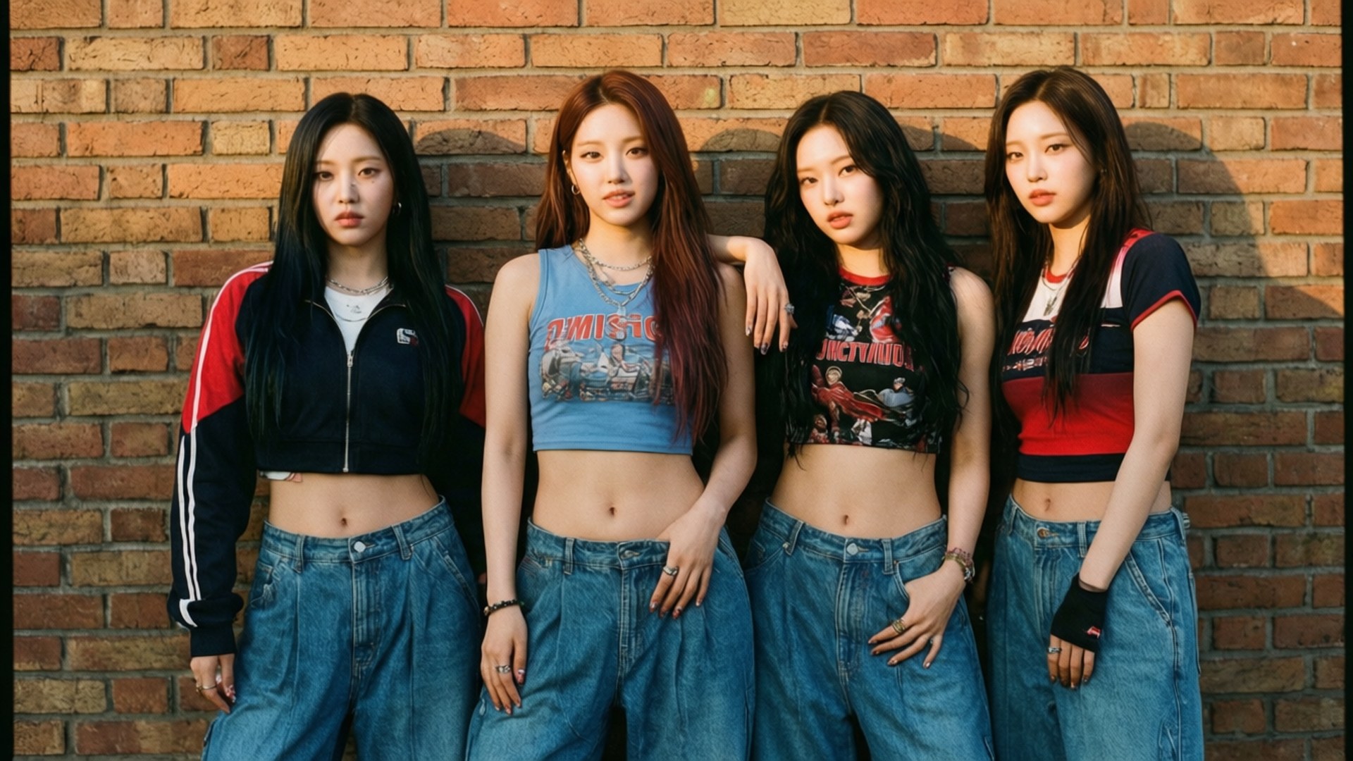 Retro Sokak TWICE Duvar Kağıdı
