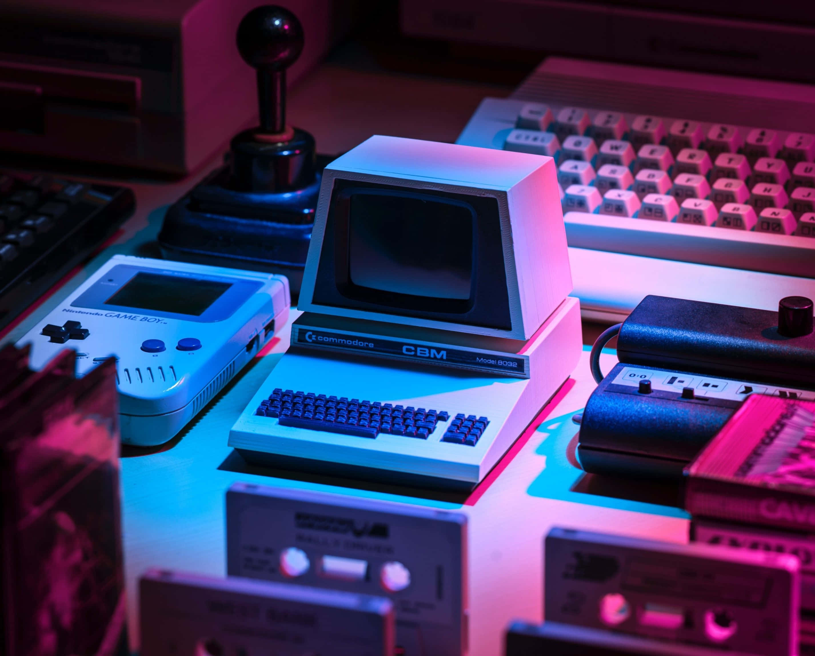 Retro temalı estetikle bir güzellik anını yakalayın Duvar Kağıdı
