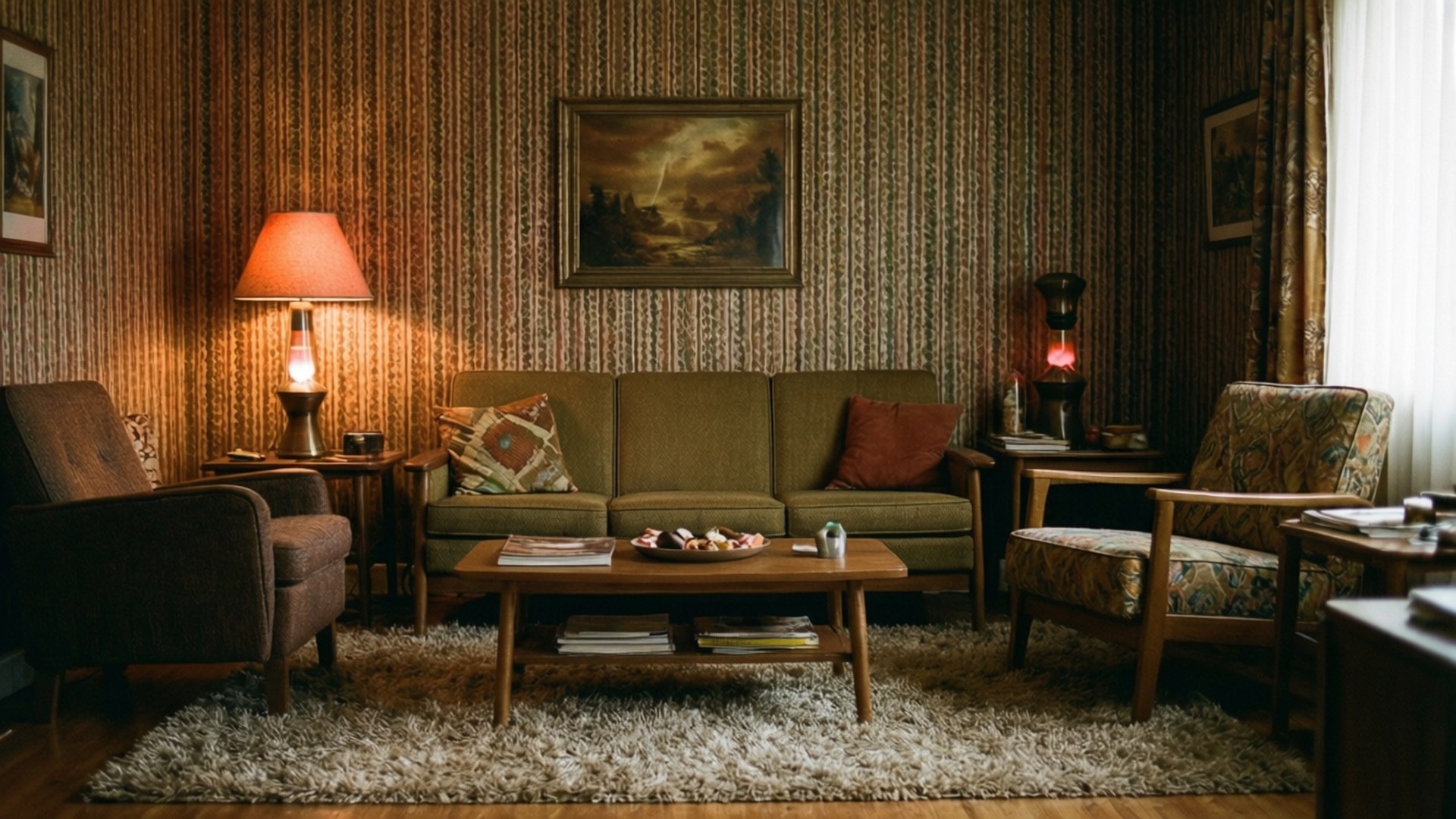 Retro Yaşam Duvar Kağıdı