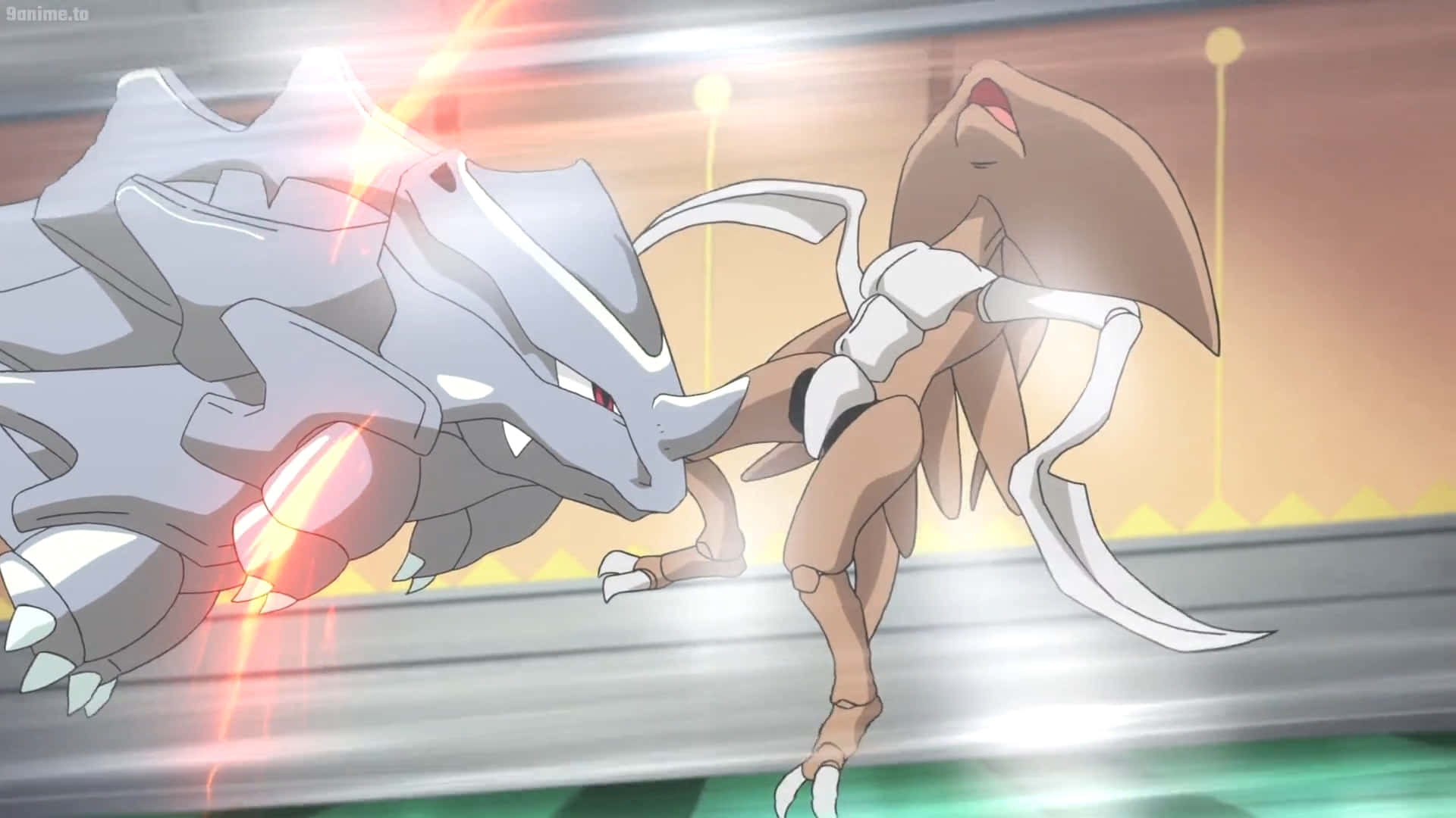 Rhyhorn Kabutops'a Karşı Duvar Kağıdı