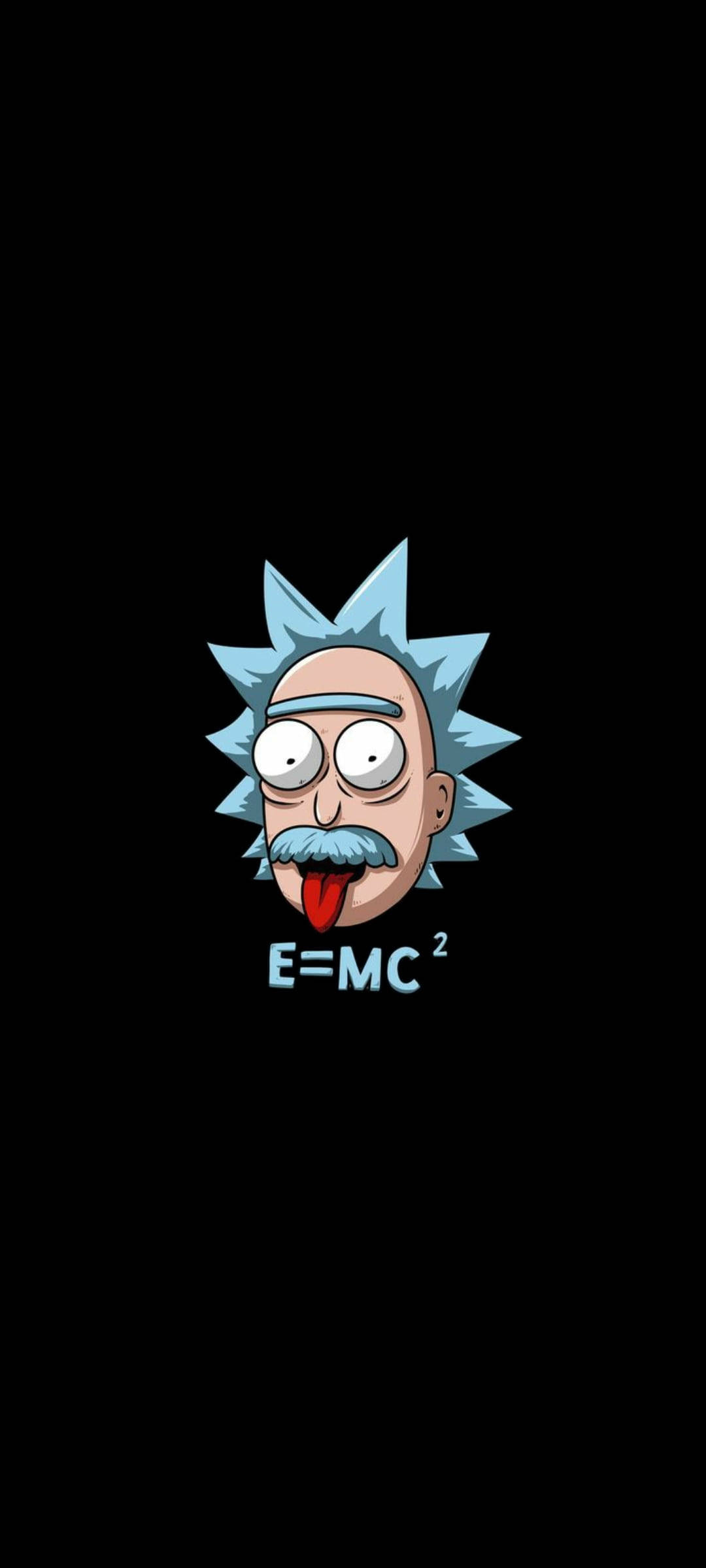 Rick And Morty Cool Einstein Posteri Duvar Kağıdı