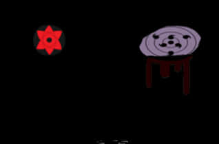 Rinnegan Sembolü ve Panda Emojisi Duvar Kağıdı