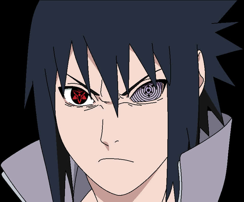 Rinnegan ve Sharingan Gözlü Anime Karakteri Duvar Kağıdı