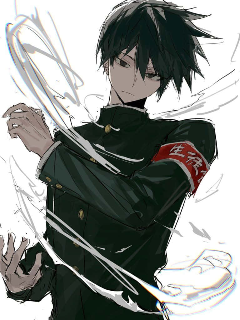 Ritsu Kageyama psişik güçlerini serbest bırakıyor Duvar Kağıdı