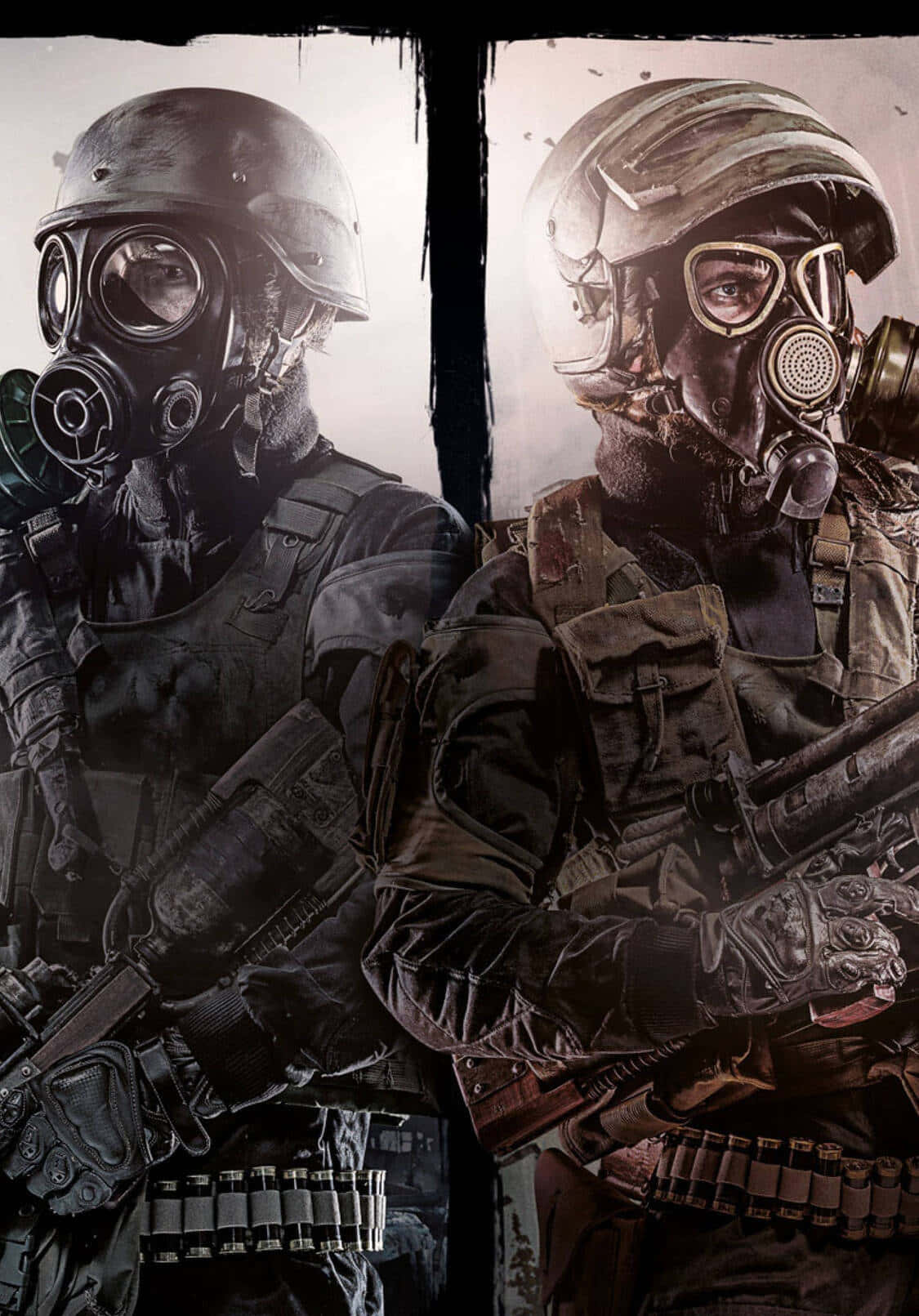 Rival Soldiers iPhone X Metro Last Light Arka Planı Duvar Kağıdı