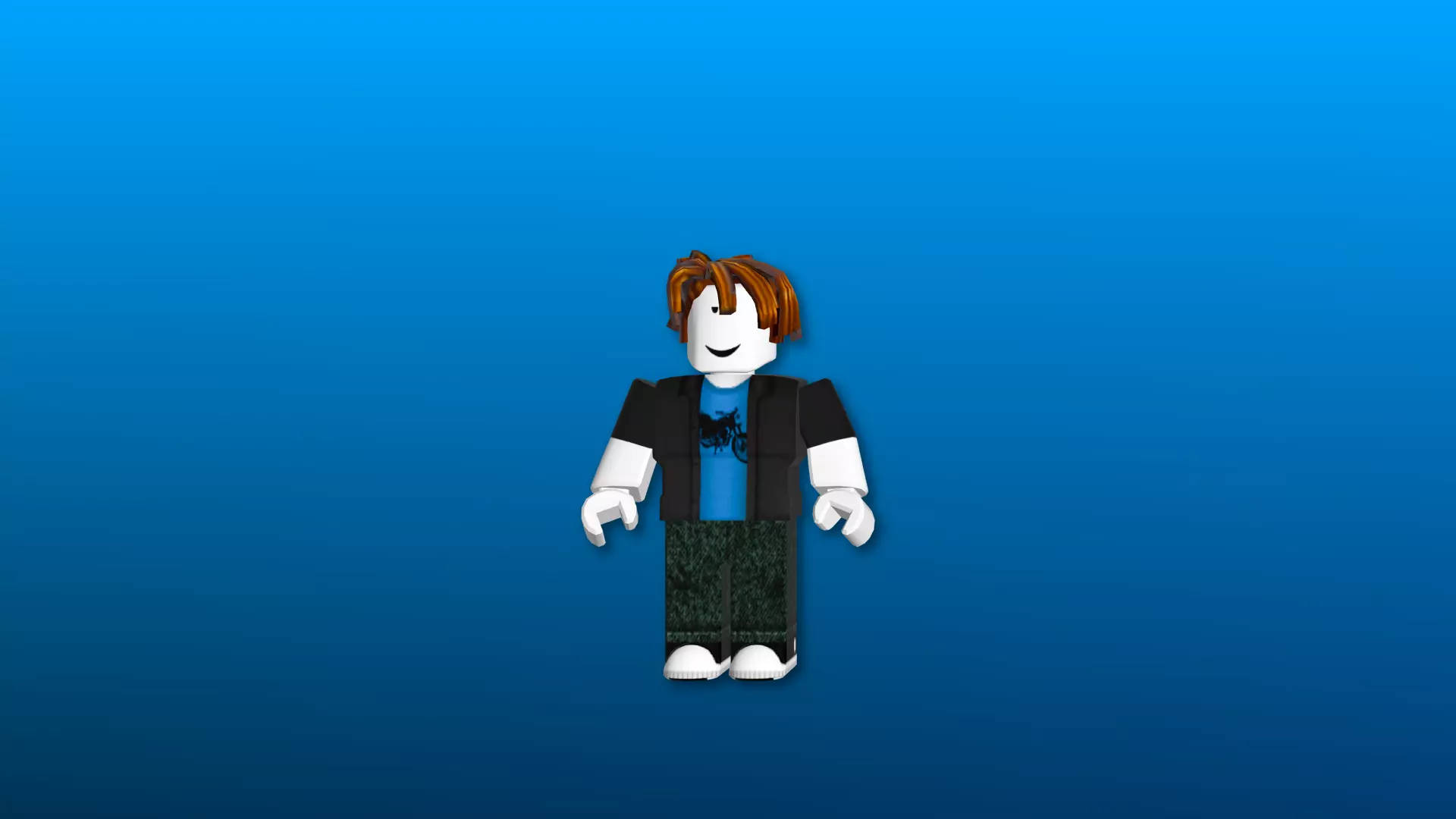 Roblox Avatar Mavi Duvar Kağıdı