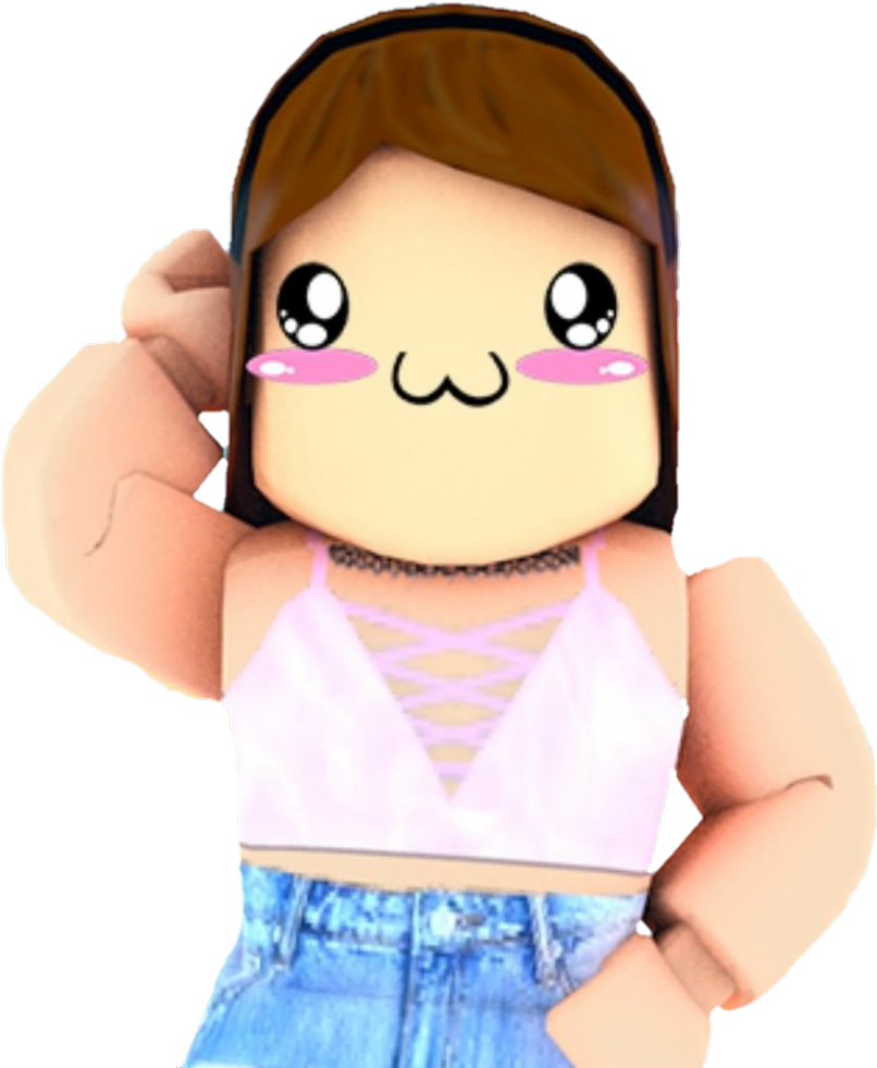Roblox Avatar Sevimli İfade.PNG Duvar Kağıdı