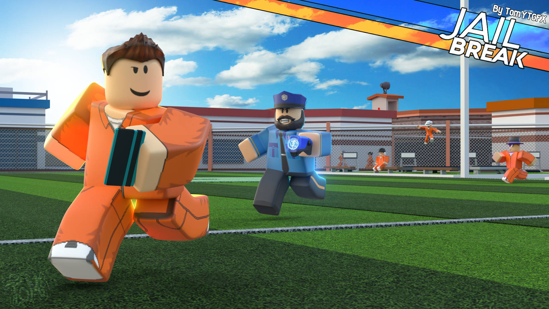 Roblox Jailbreak'in heyecan verici dünyasına hoş geldiniz! Duvar Kağıdı