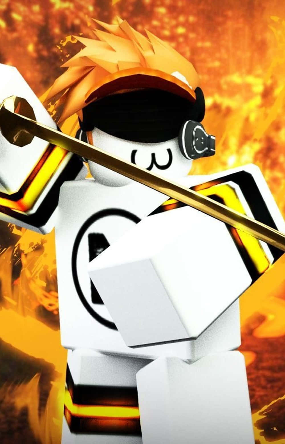 Roblox Karakter Tasarımı Kılıç iPhone Duvar Kağıdı