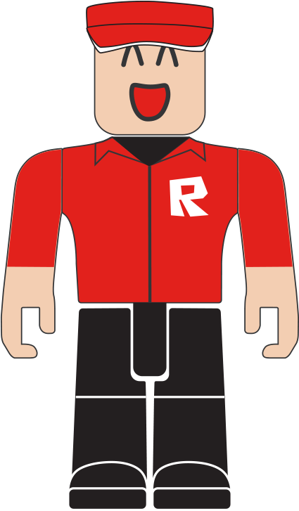 Roblox Karakteri Kırmızı Tişört R Logosu Duvar Kağıdı