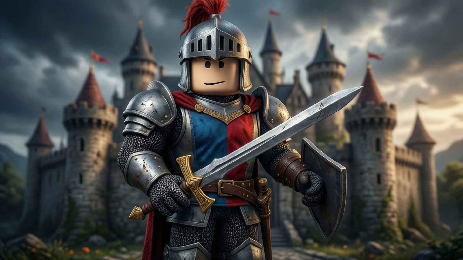 Roblox Ortaçağ Şövalyesi Duvar Kağıdı
