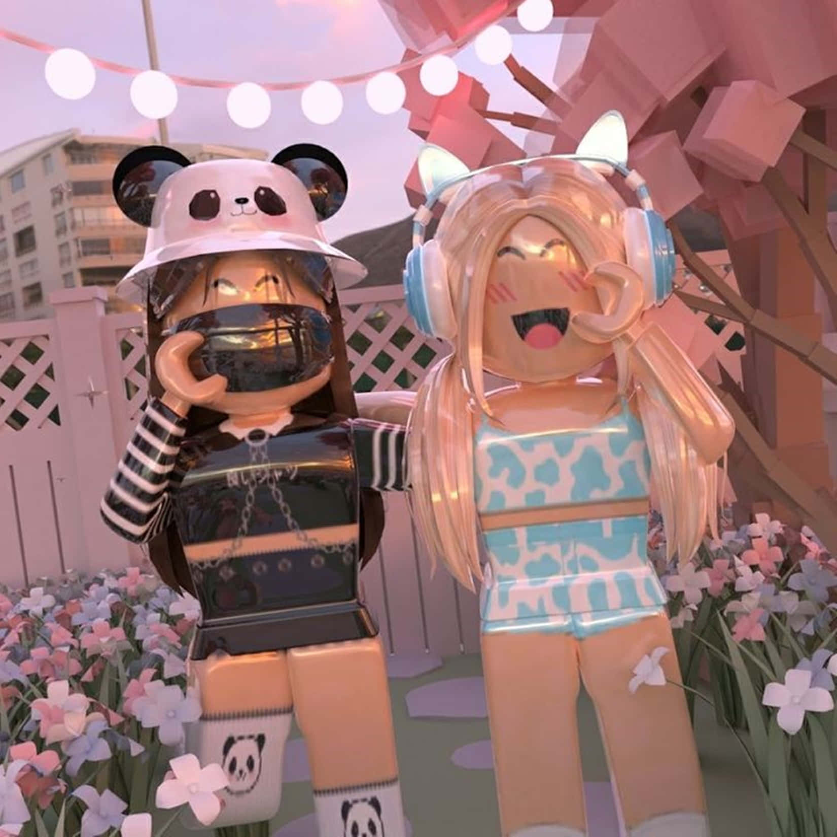 Roblox Parti Kızları Gfx Duvar Kağıdı