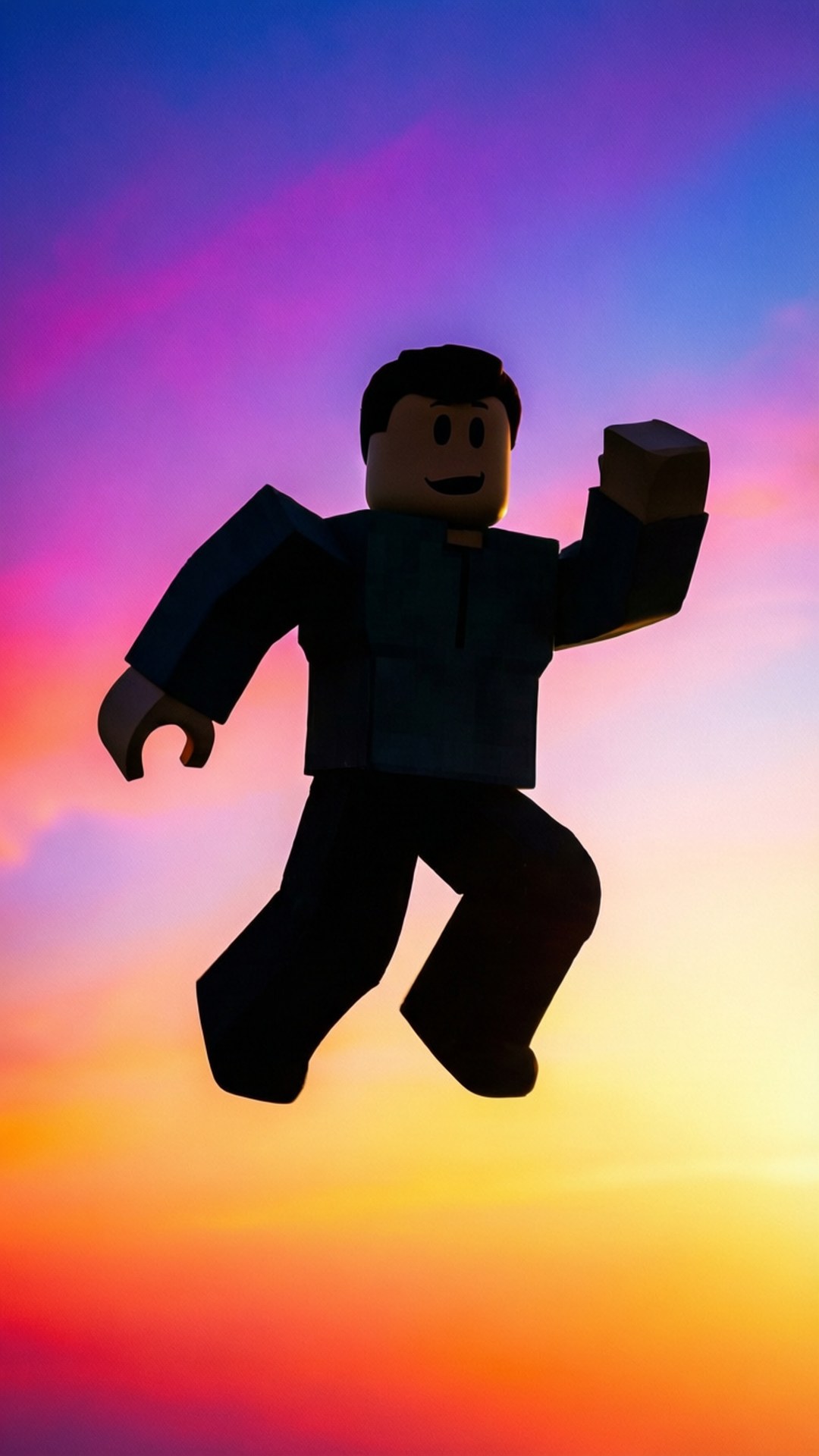 Roblox Silüet Zıplama Duvar Kağıdı