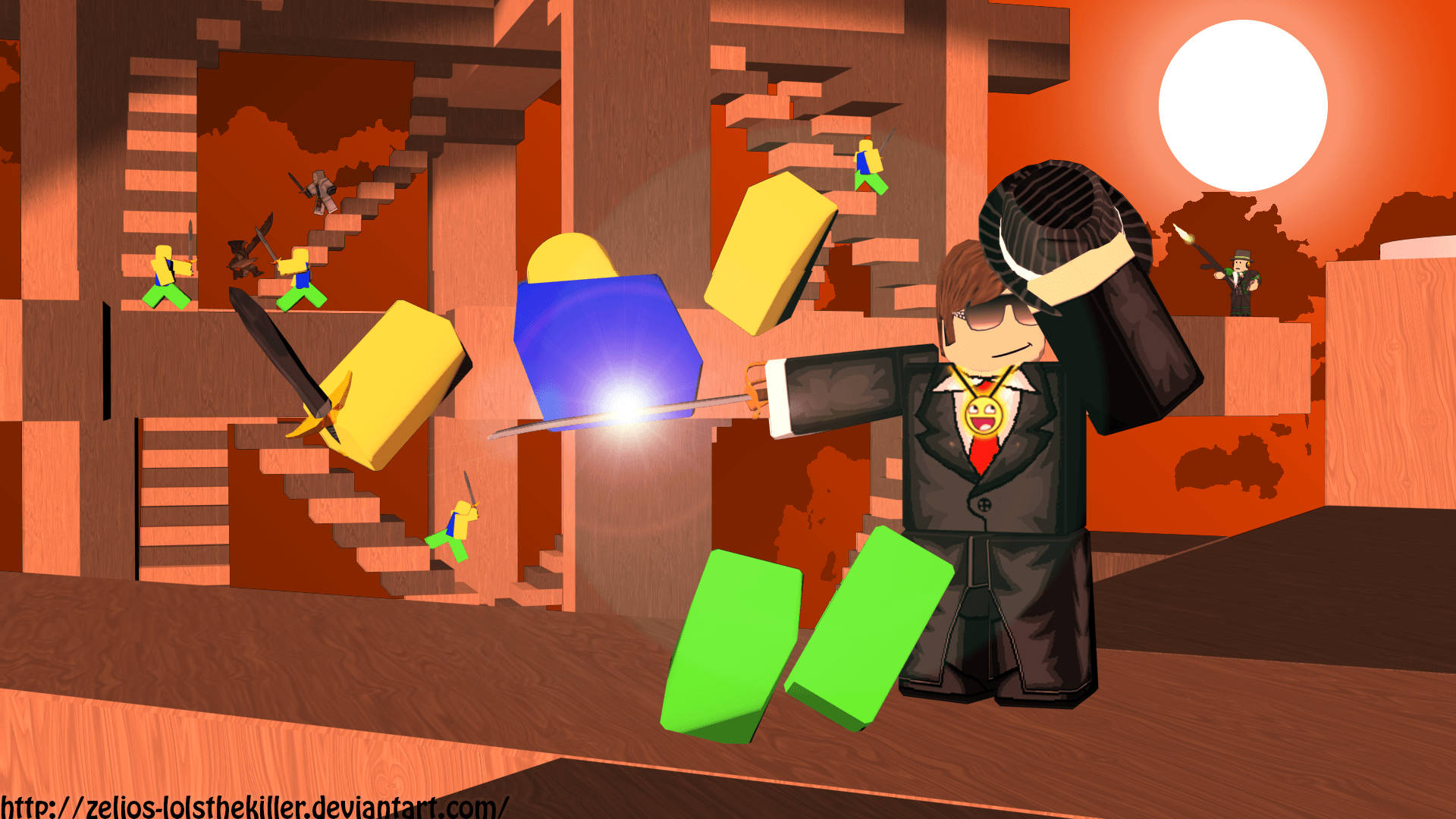 Roblox'ta Smokinli Bir Avatarla En Sevdiğiniz Oyunu Tarzla Oynayın! Duvar Kağıdı
