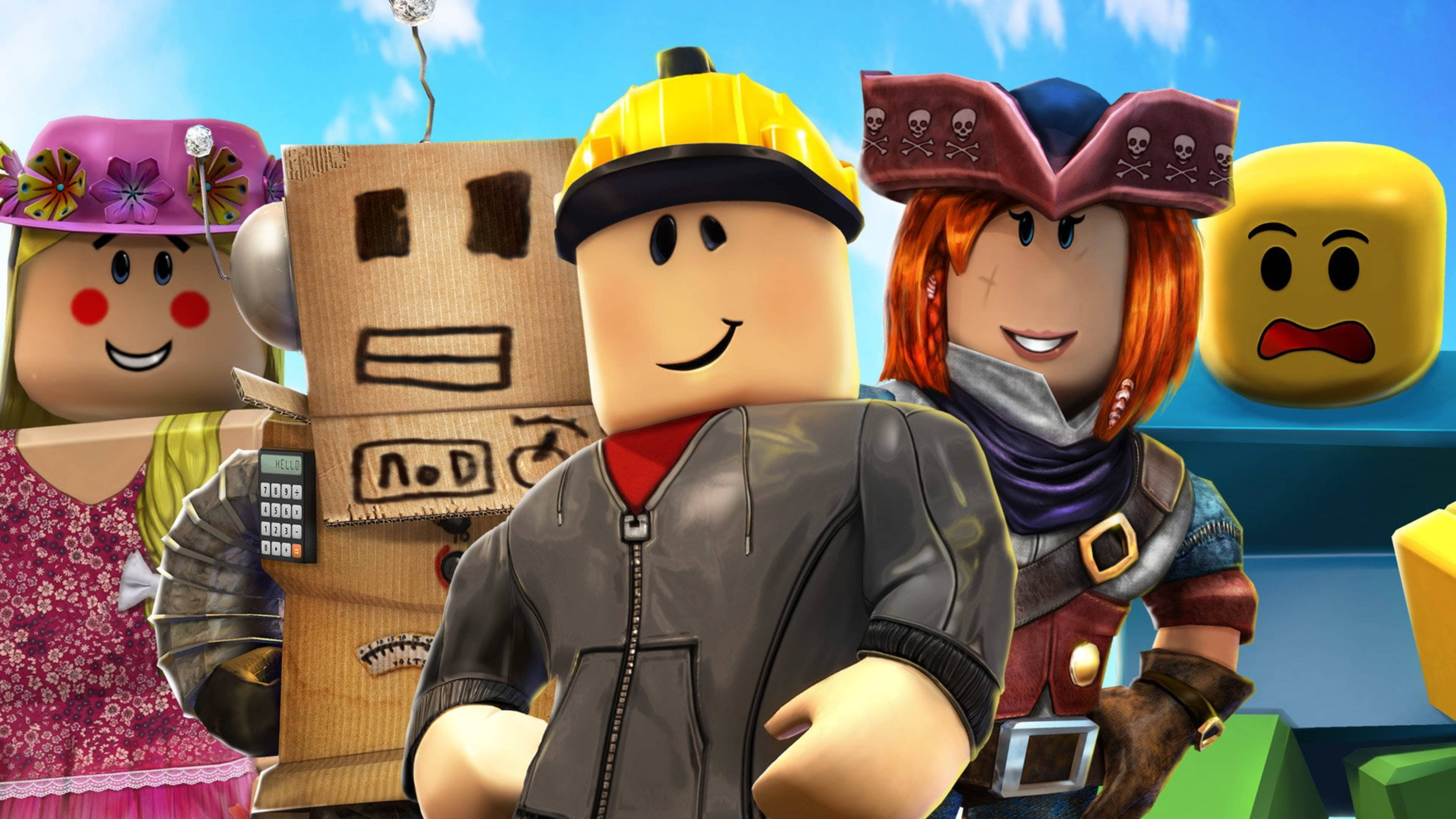 Roblox'un Popüler Karakterleri 4K Duvar Kağıdı