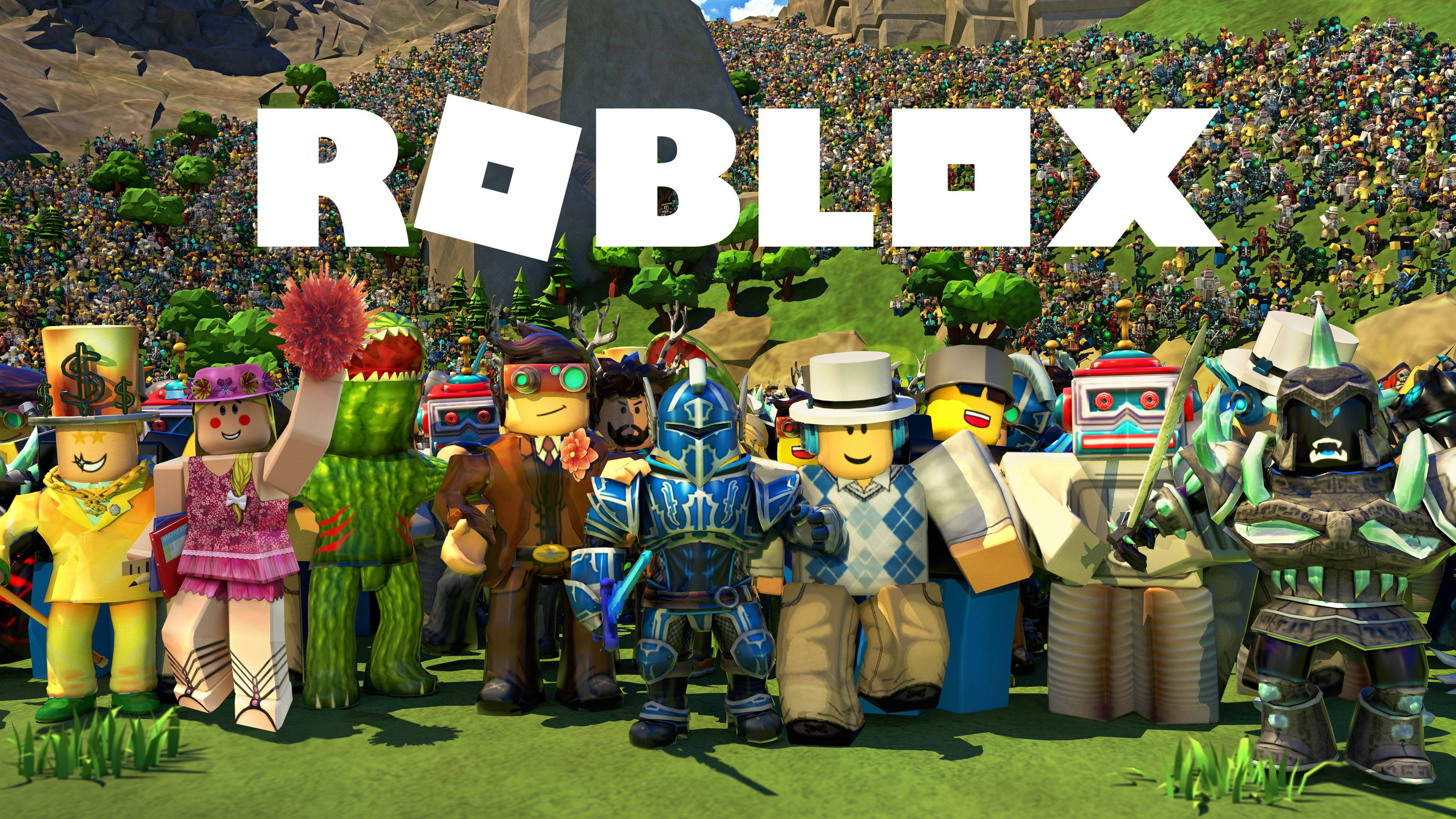Roblox'un Rol Yapma Dünyasını Kucaklayın Duvar Kağıdı