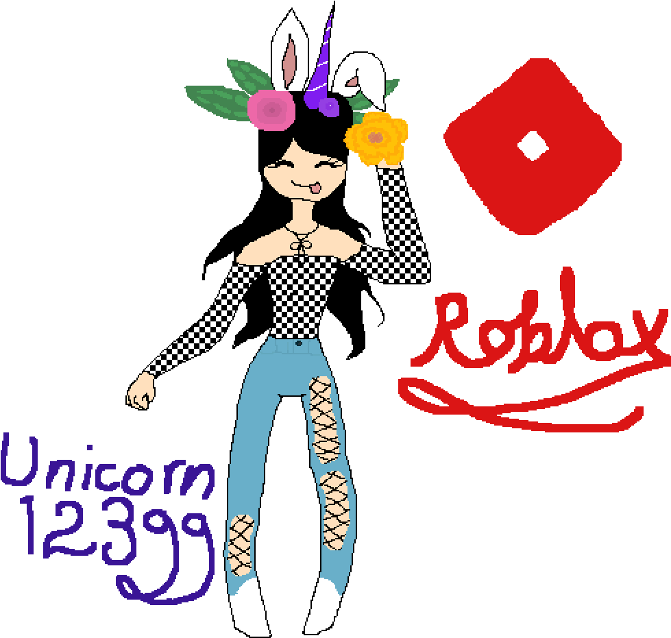 Roblox Unicorn Avatar Sanatı Duvar Kağıdı