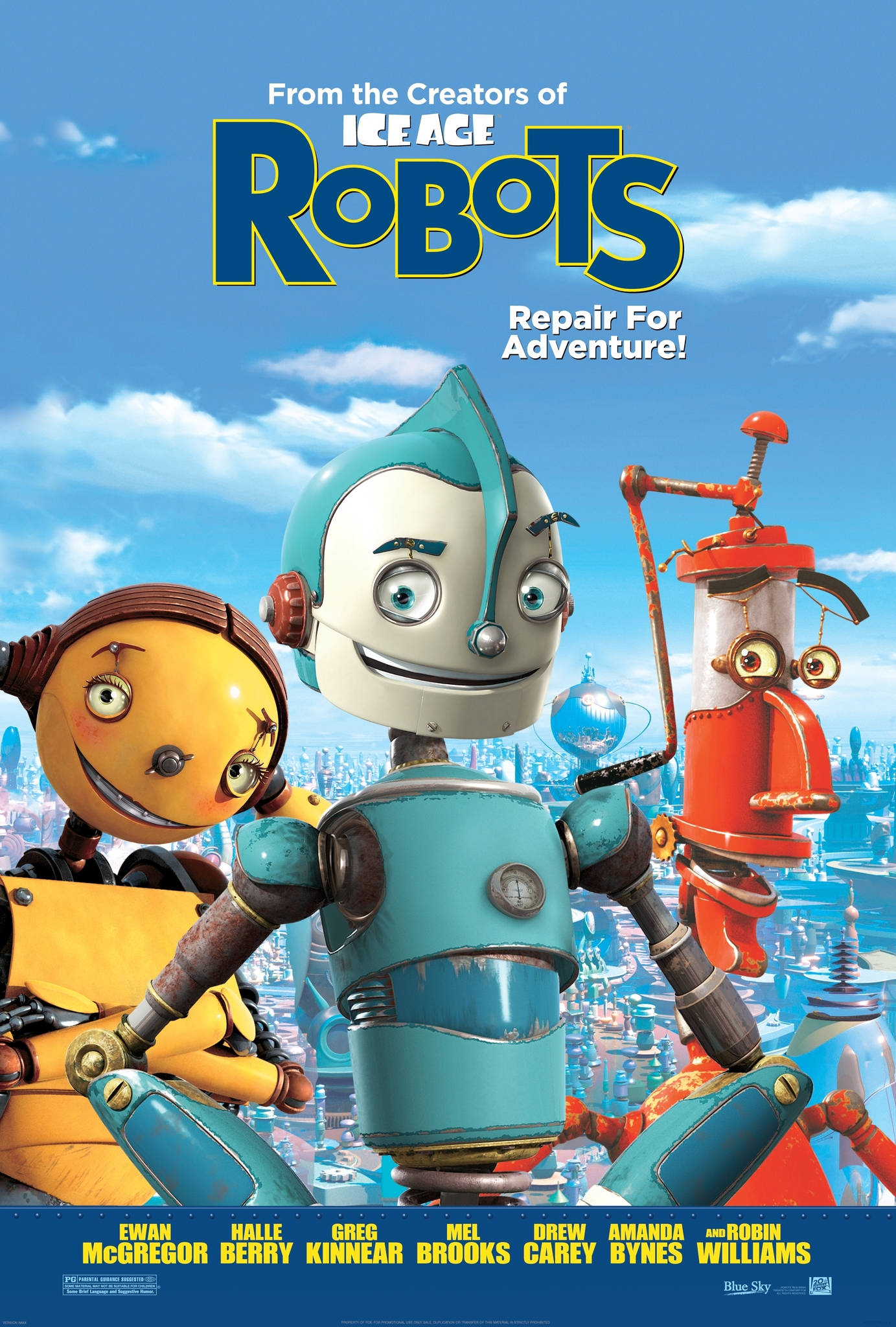 Robotlar Posteri Sloganlı Duvar Kağıdı