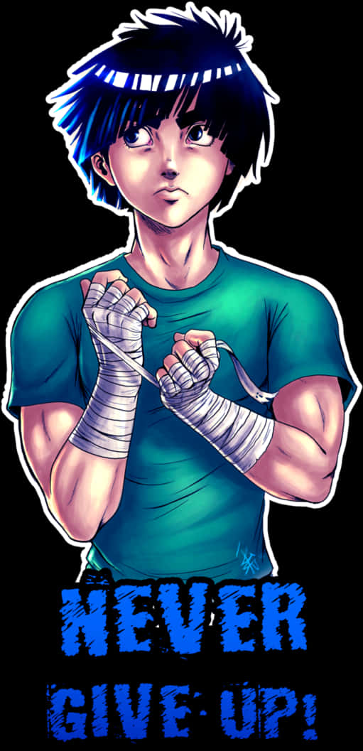 Rock Lee İlham Verici Sanat Eseri Duvar Kağıdı
