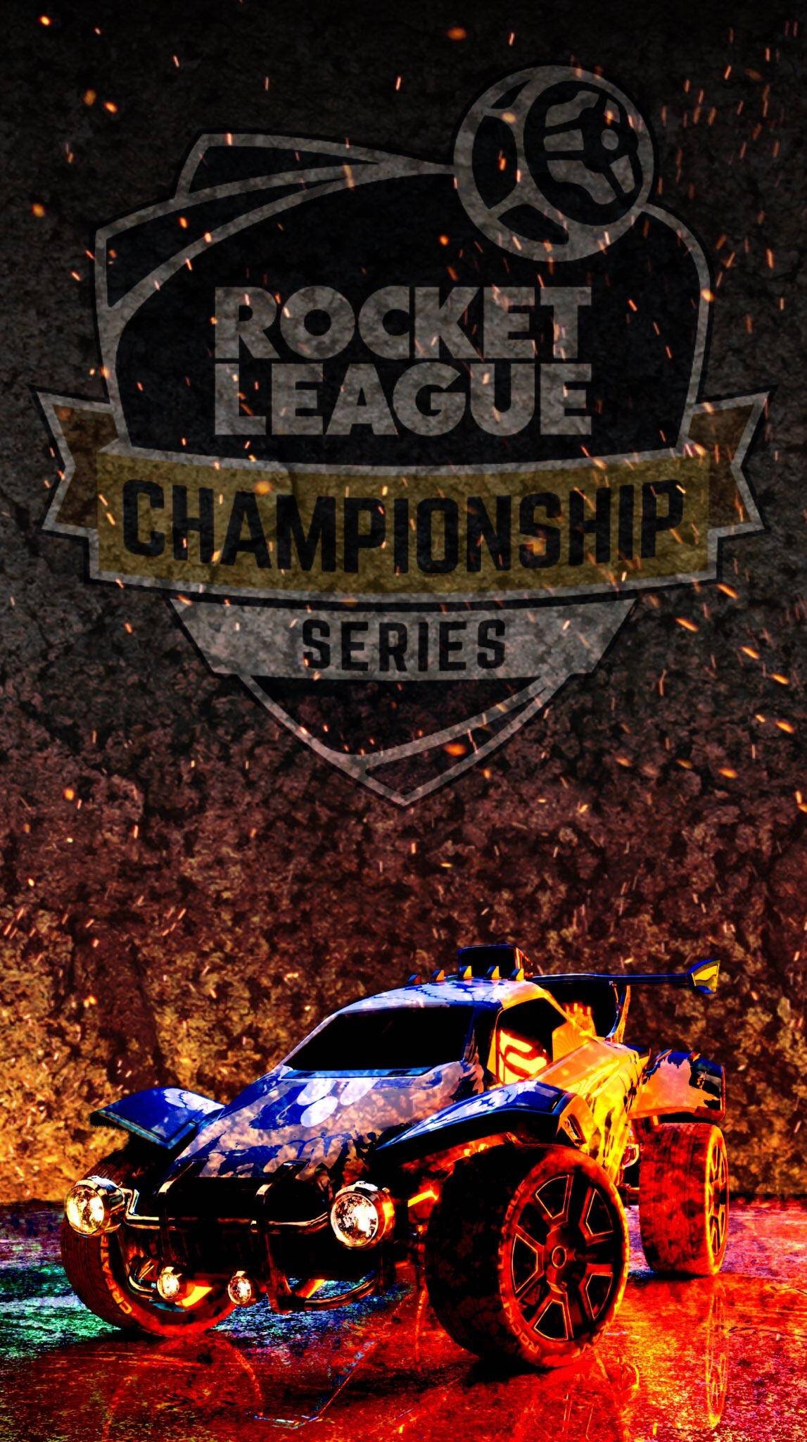 Rocket League Alevli Araba Telefon Duvar Kağıdı