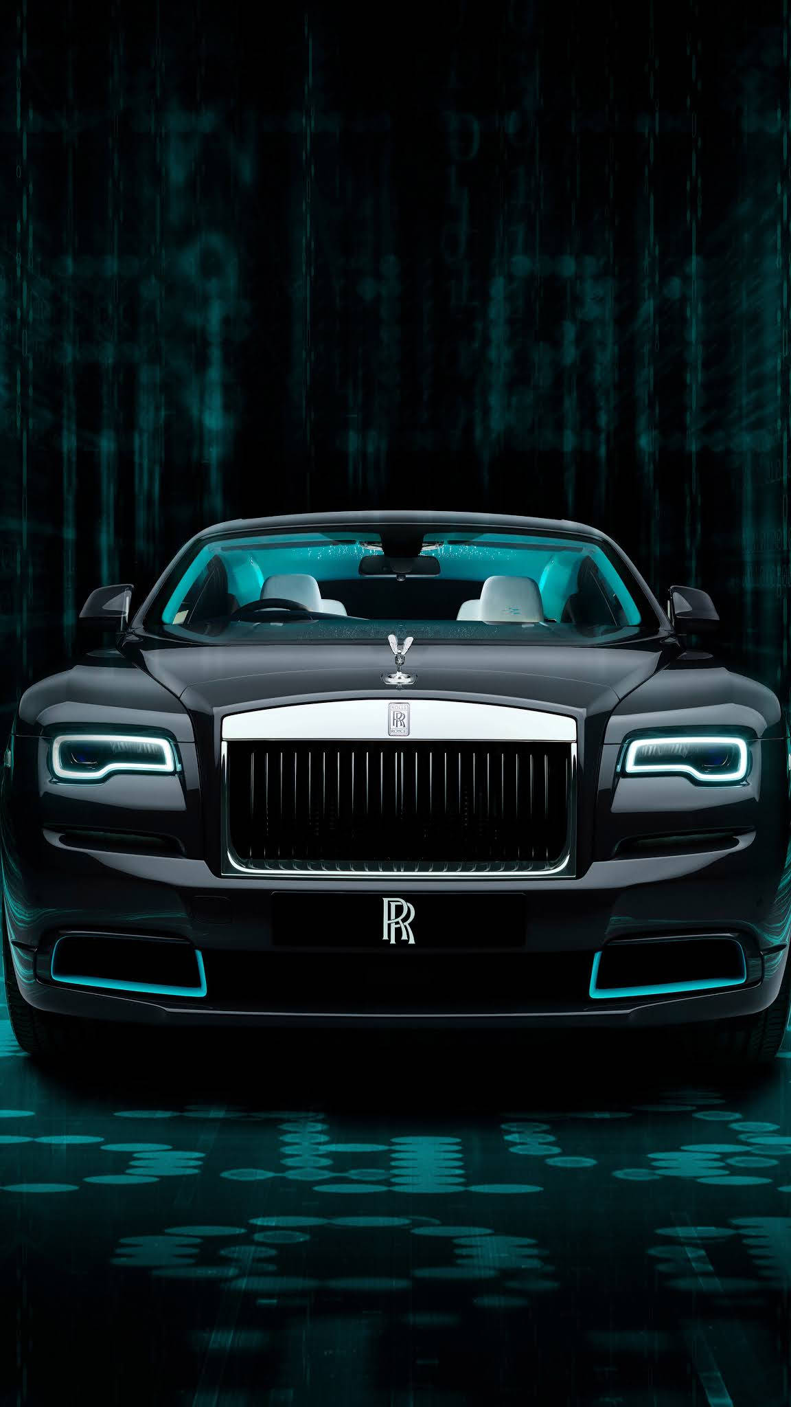 Rolls-Royce 4K Wraith Fütüristik Estetik Duvar Kağıdı