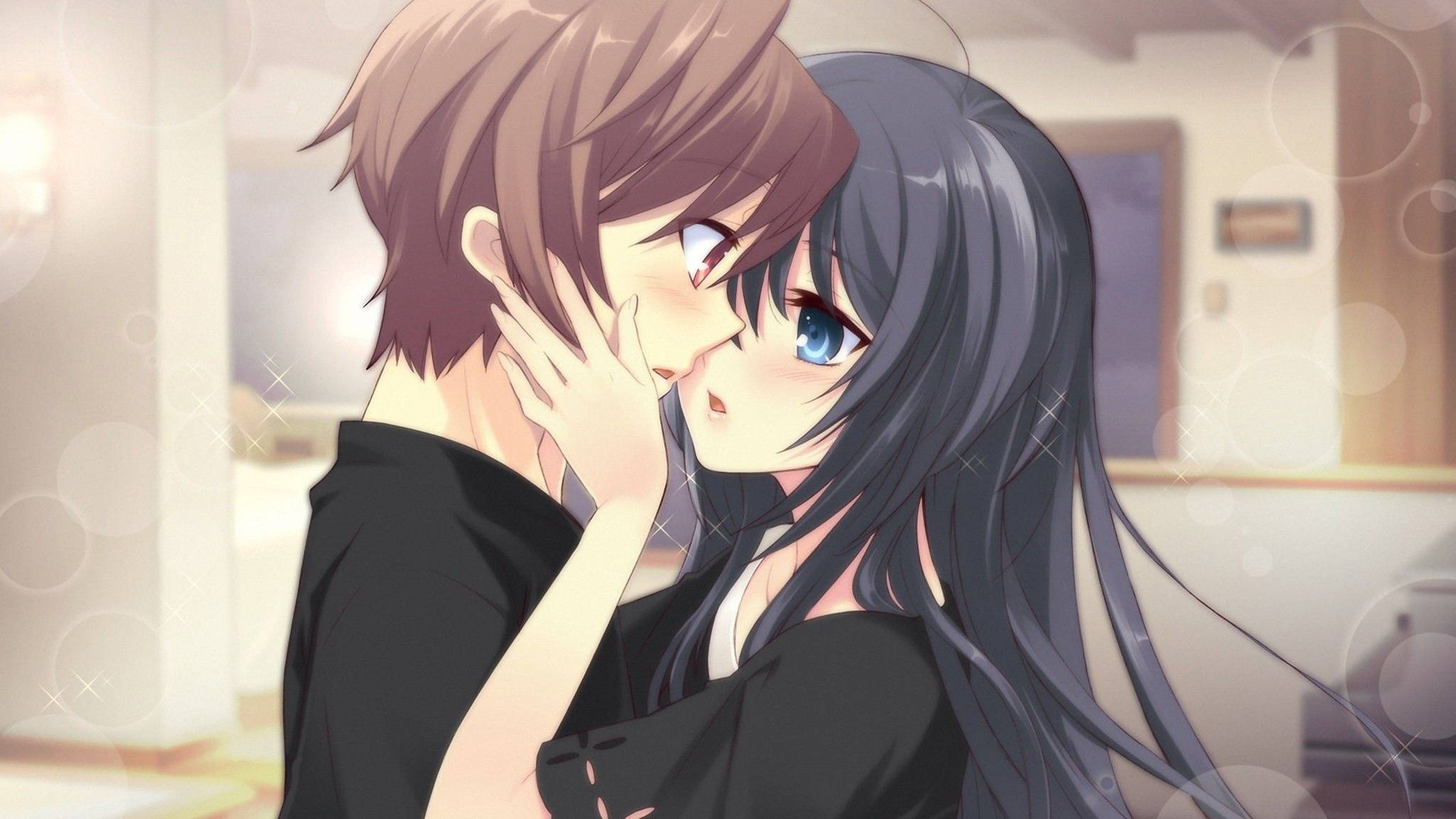 Romantik Anime Lezbiyen Duvar Kağıdı