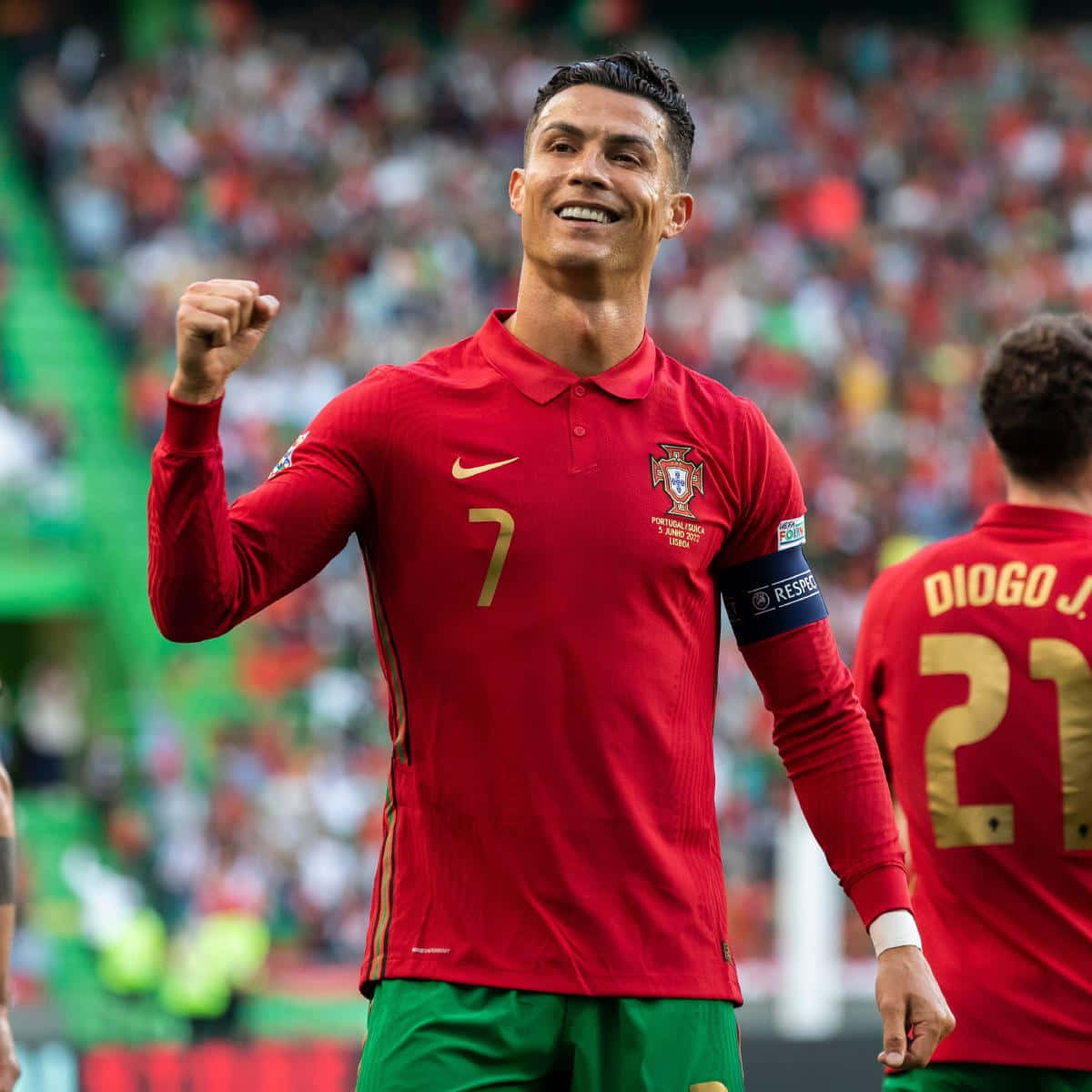Ronaldo Spot Işıkları Altında Duvar Kağıdı