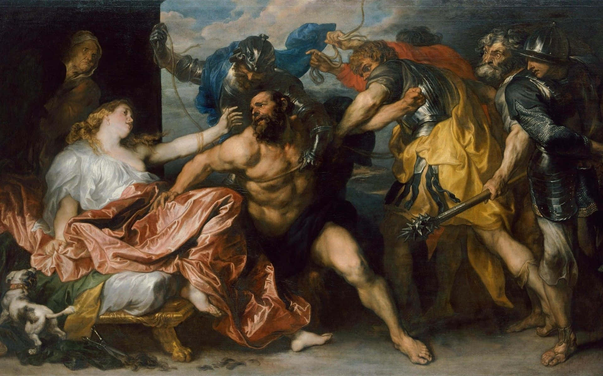 Rönesans Estetiği Samson ve Delilah Duvar Kağıdı