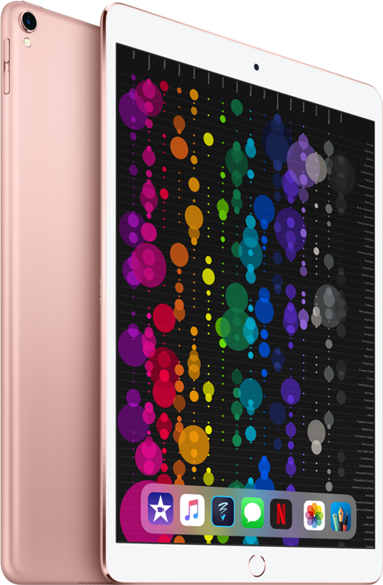 Rose Goldi Pad Pro Renkli Ekranlı Duvar Kağıdı