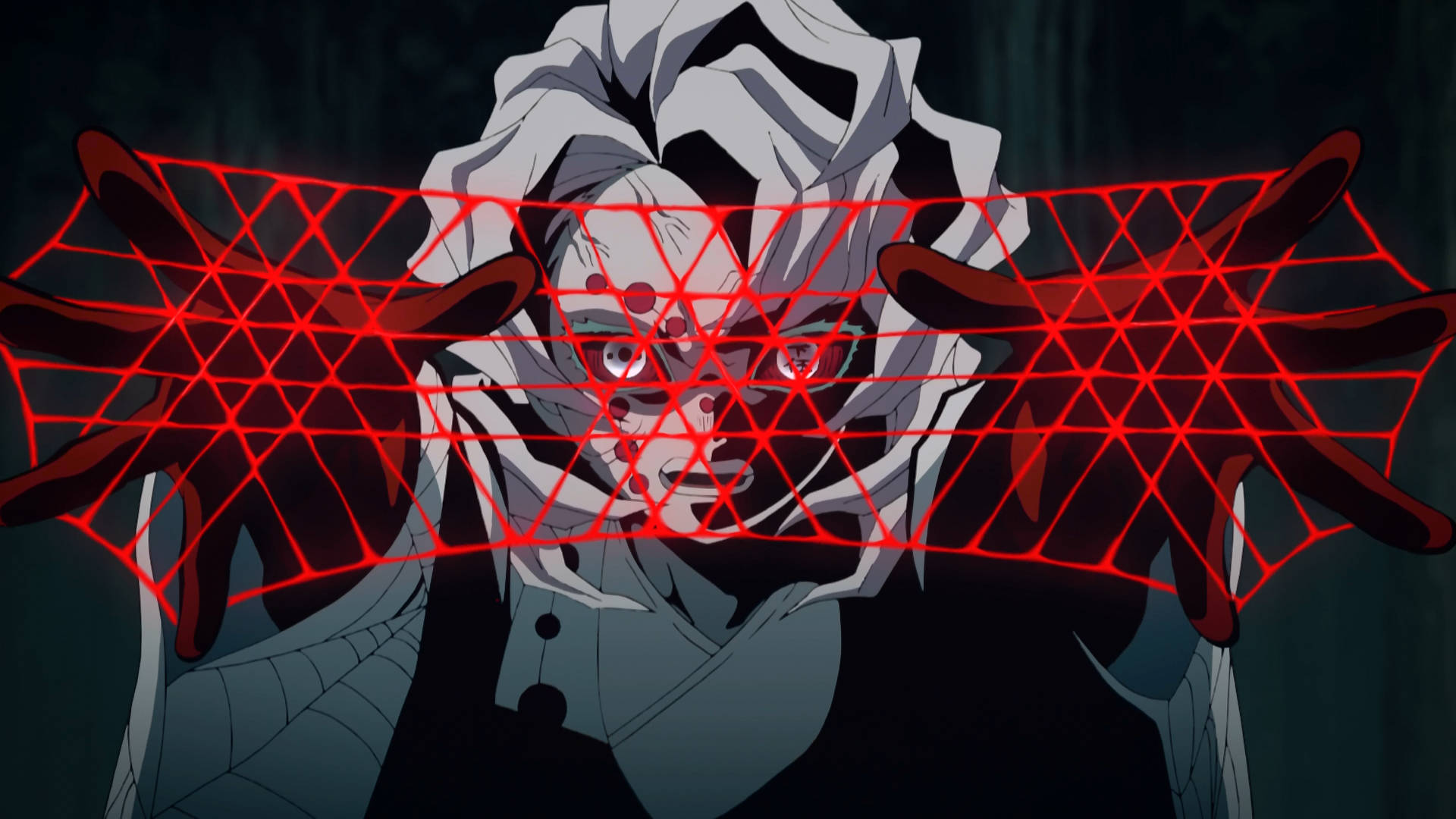 Rui Demon Slayer Örümcek Ağı Duvar Kağıdı
