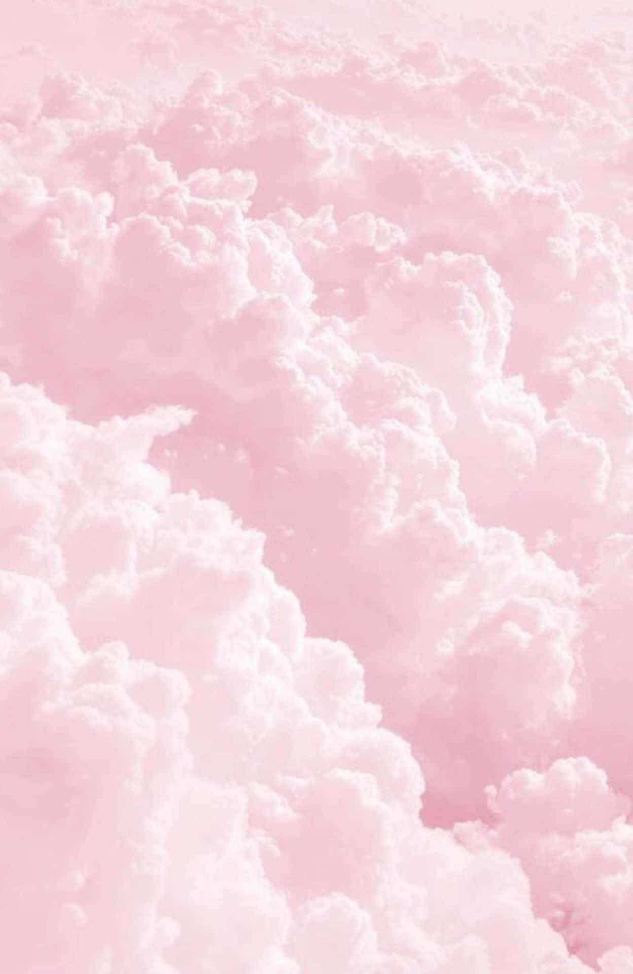 Rüya Gibi Pastel Pembe Estetiği Duvar Kağıdı