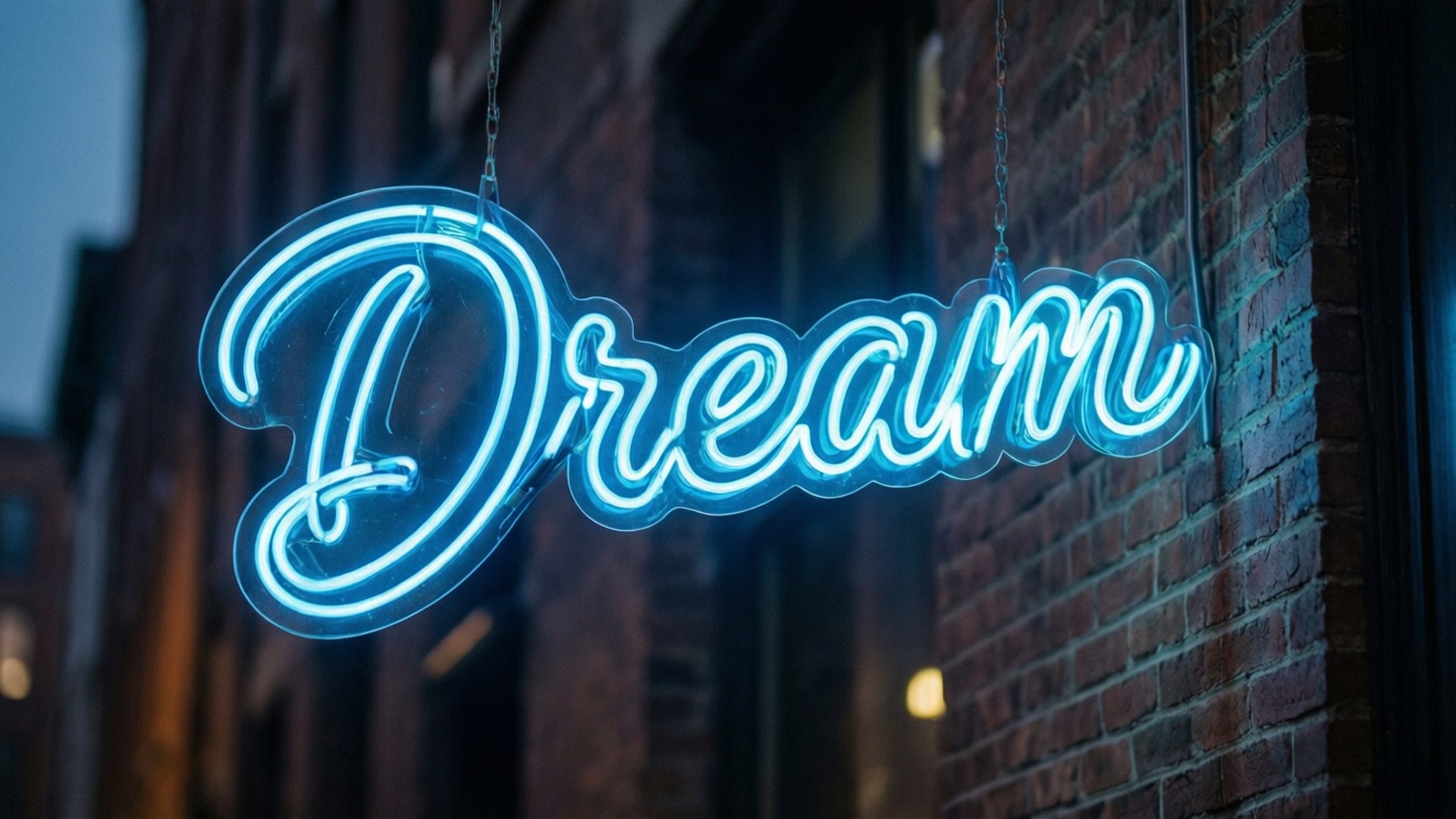Rüya Neon Tabelası Duvar Kağıdı