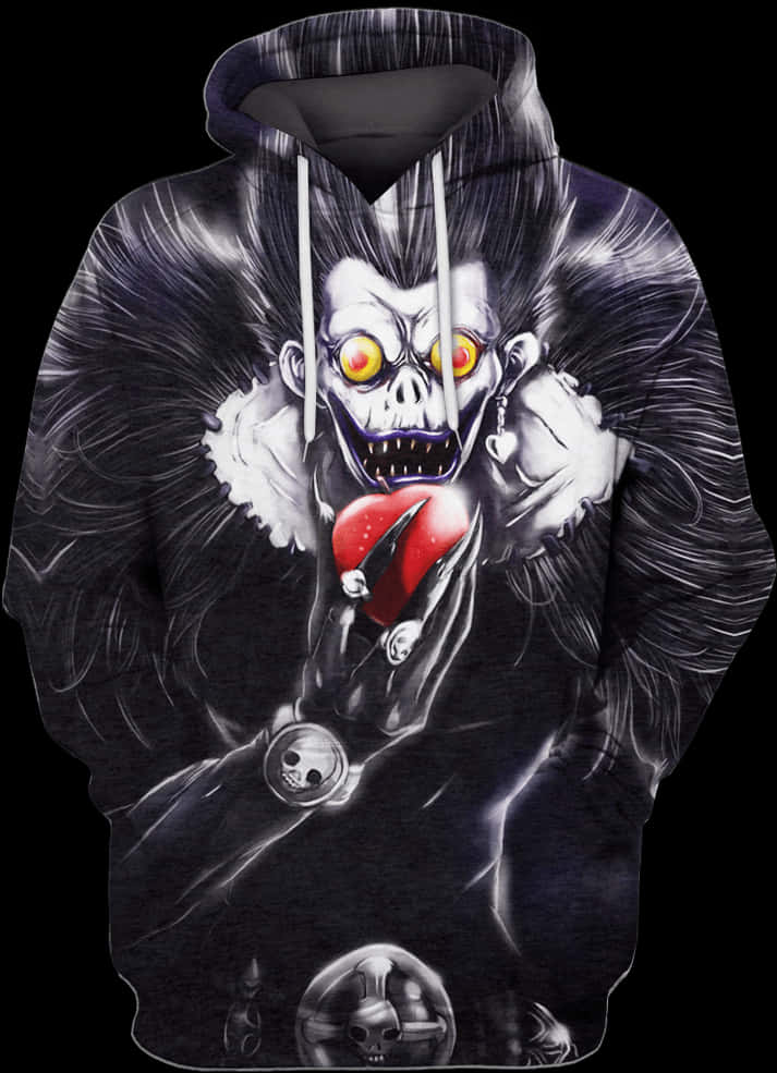 Ryuk Death Note Kapüşonlu Tasarımı Duvar Kağıdı