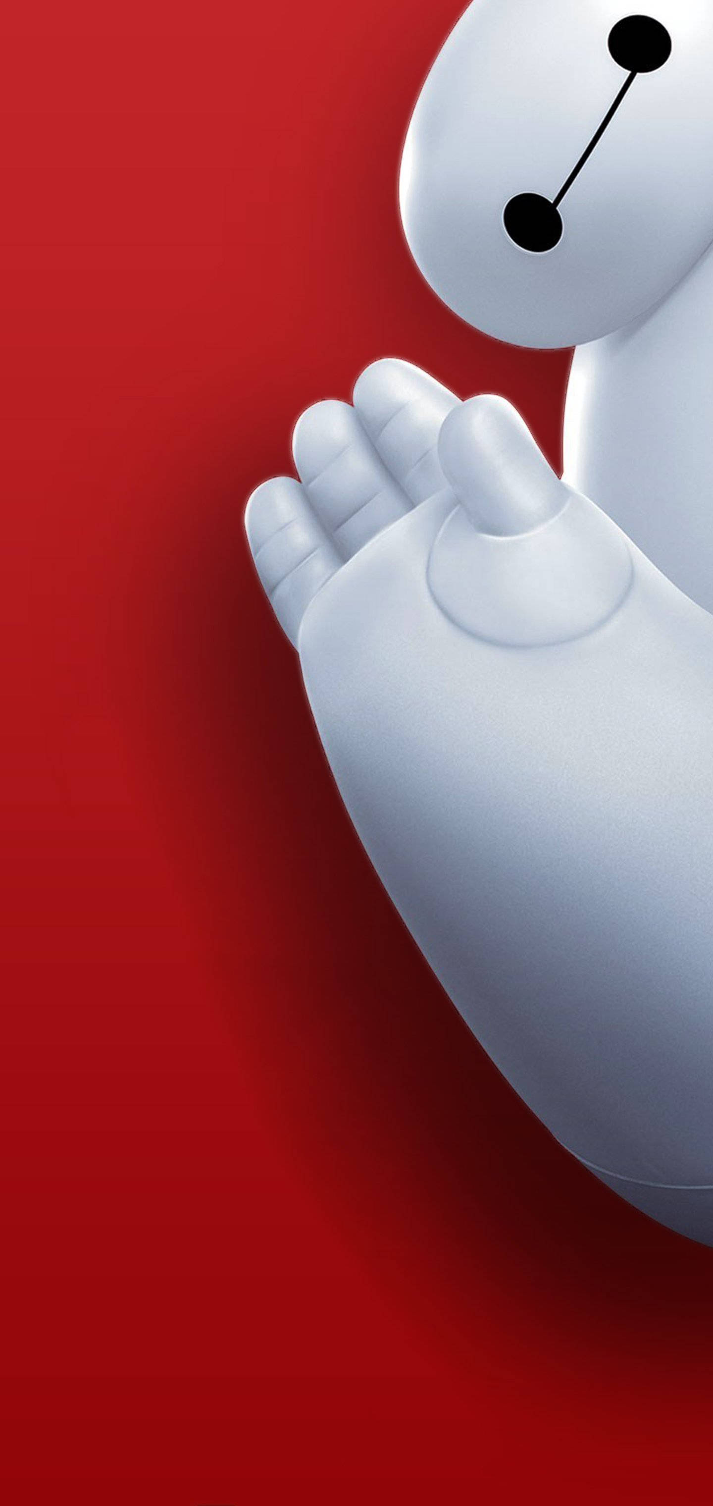 S10+ Sevimli Baymax Duvar Kağıdı