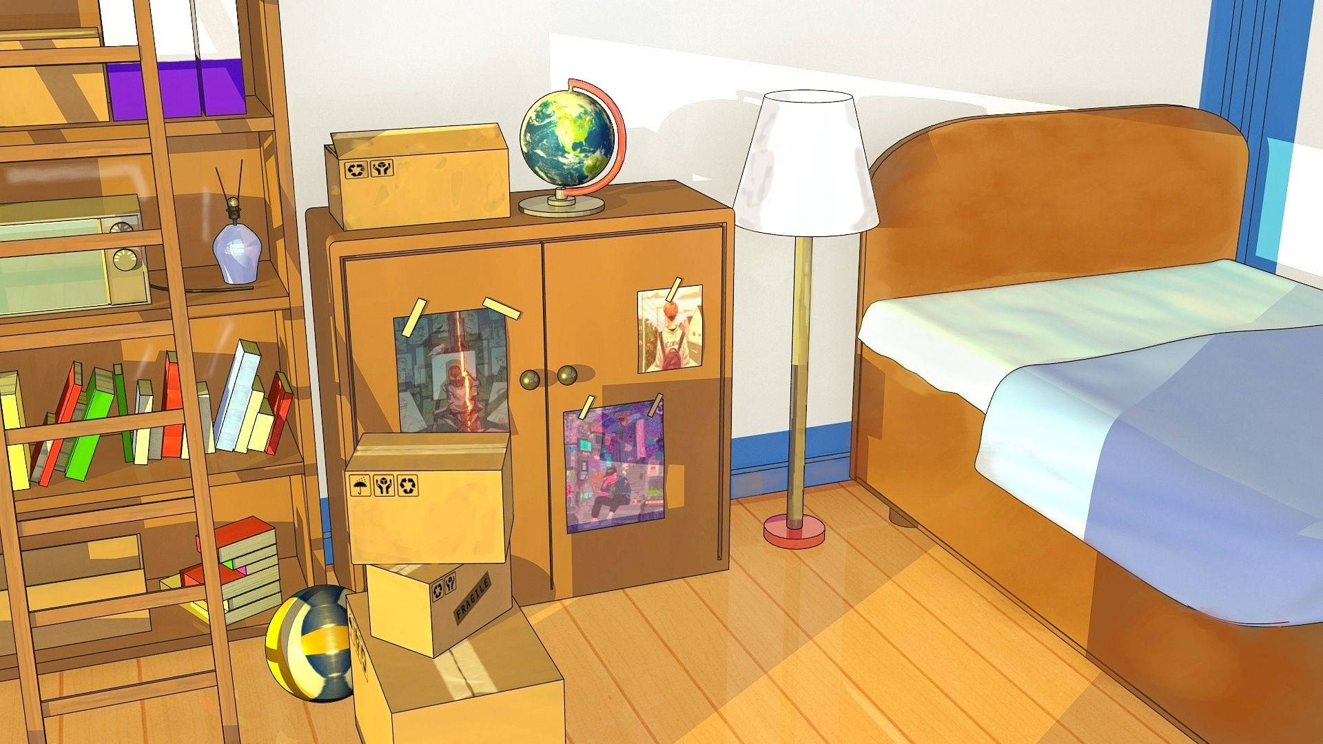 Sade Anime Odası Duvar Kağıdı