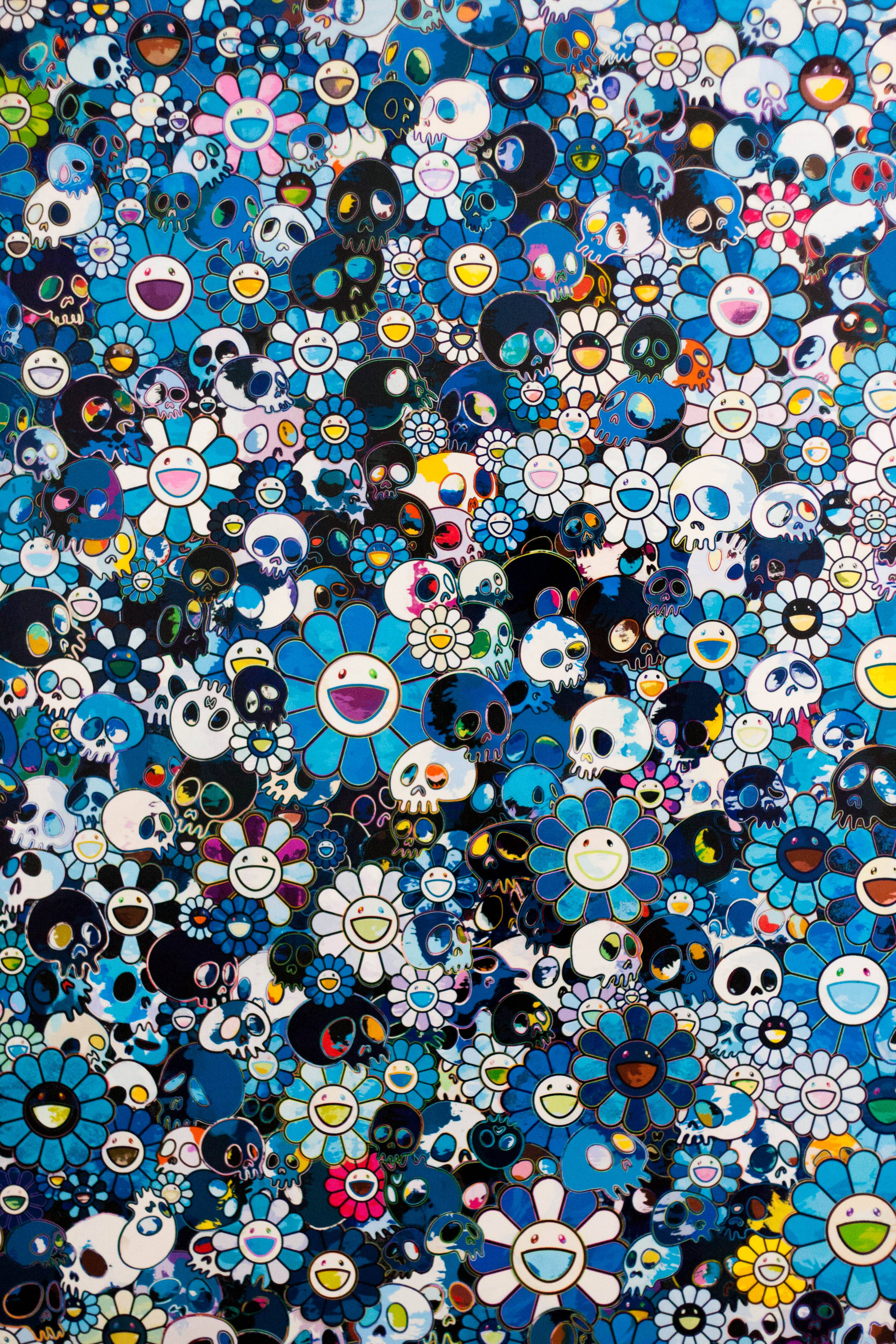 Sadece Mavi Takashi Murakami 4K Duvar Kağıdı