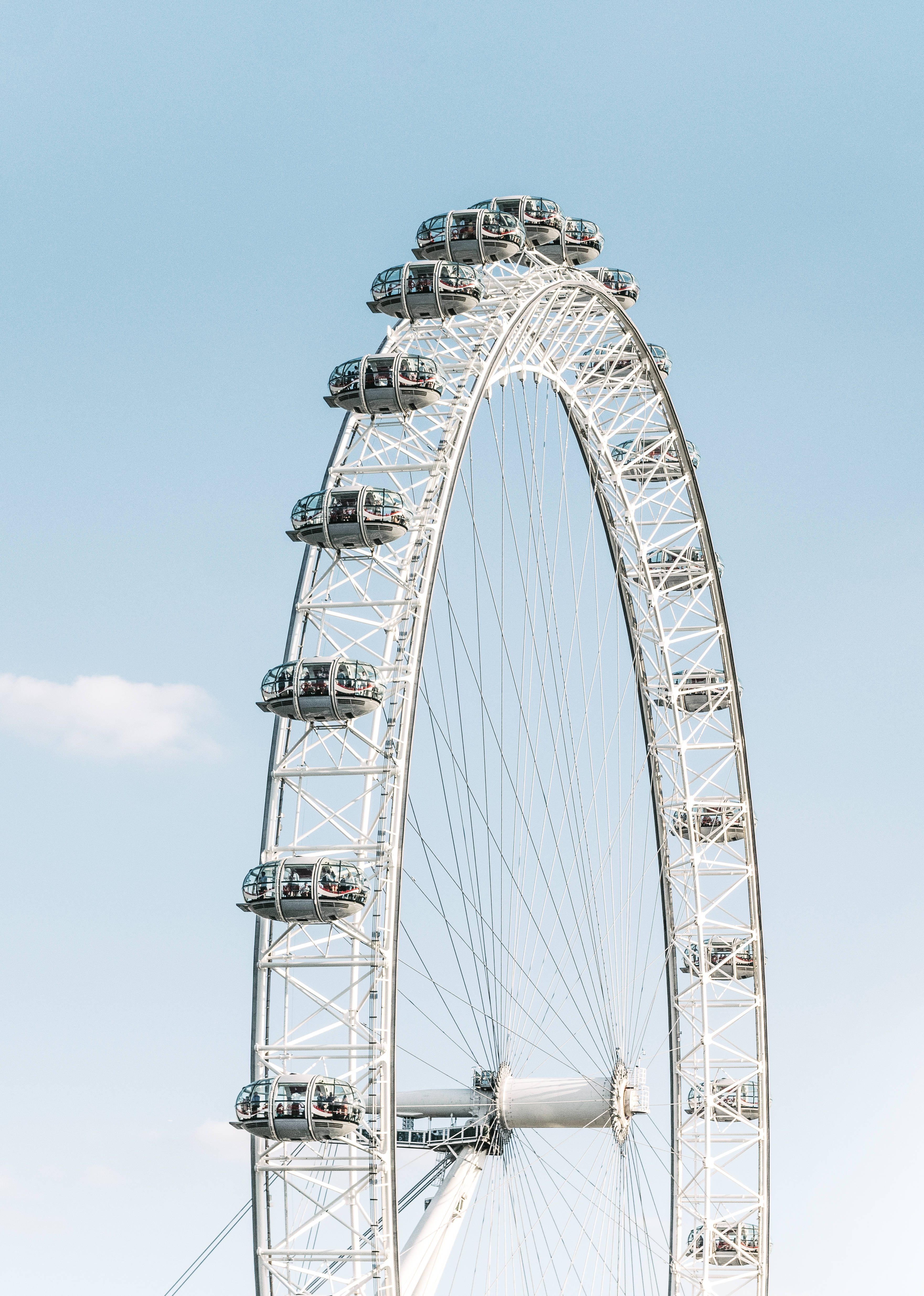 Şafakta Londra Silüeti Manzarası Duvar Kağıdı