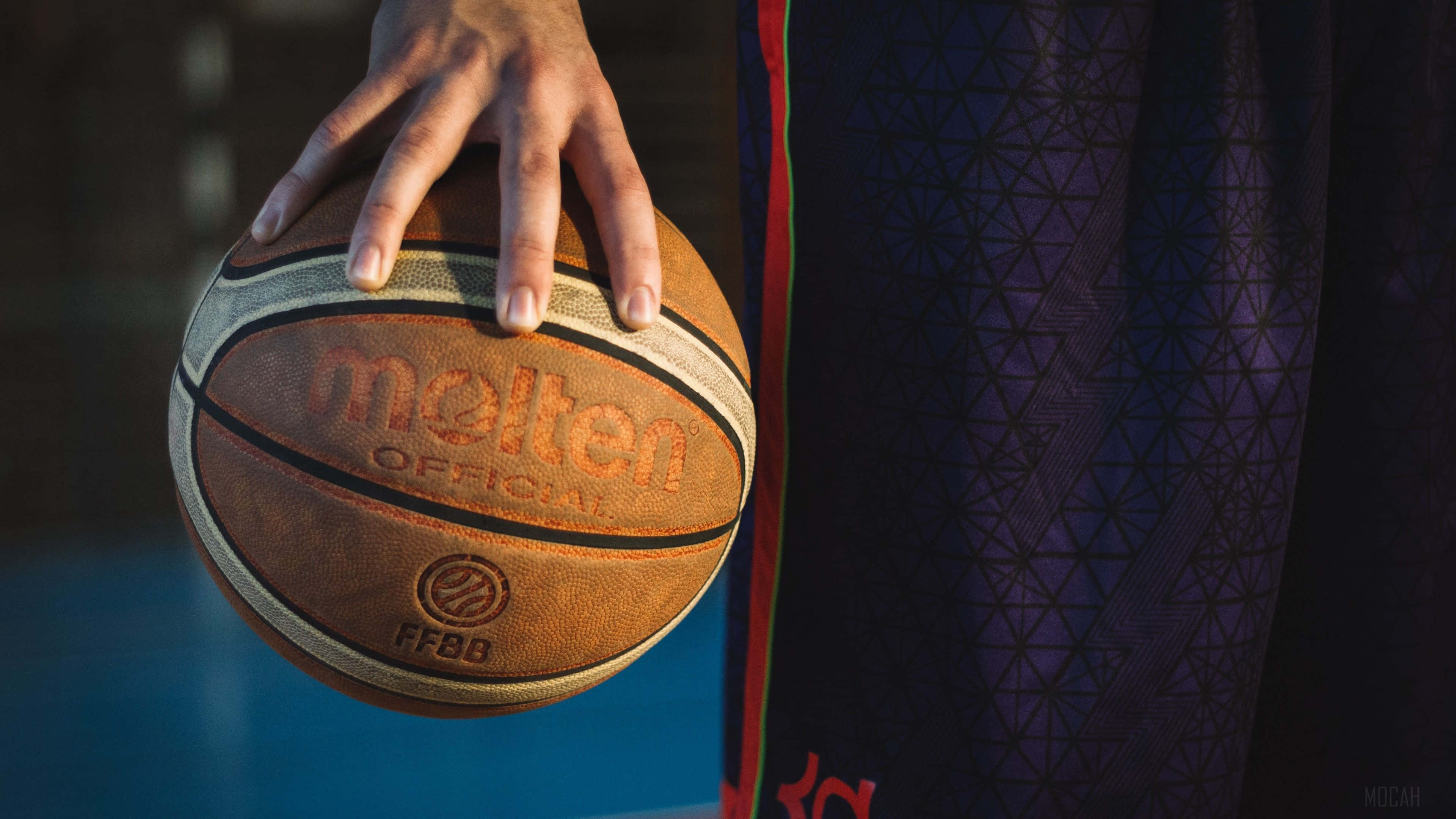 Sahaya 4K Basketbol ile Hükmet Duvar Kağıdı