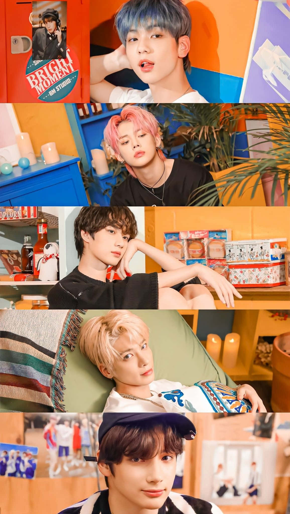 Sahneye Çıkmaya Hazır Kpop Sanatçıları Duvar Kağıdı