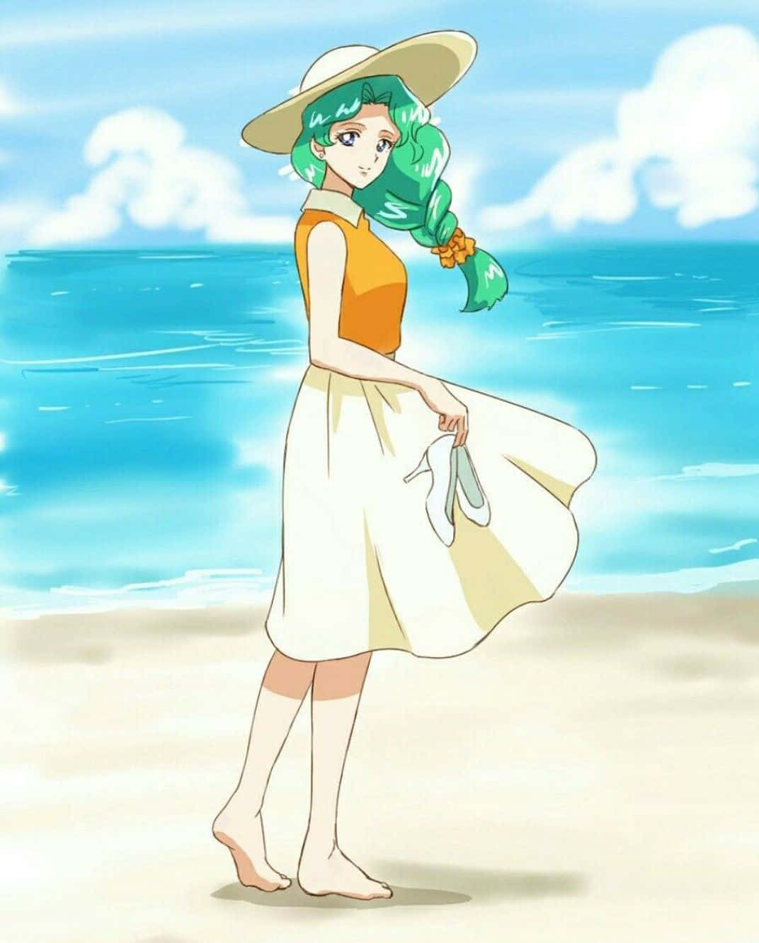 Sailor Neptune tam savaş teçhizatıyla Duvar Kağıdı